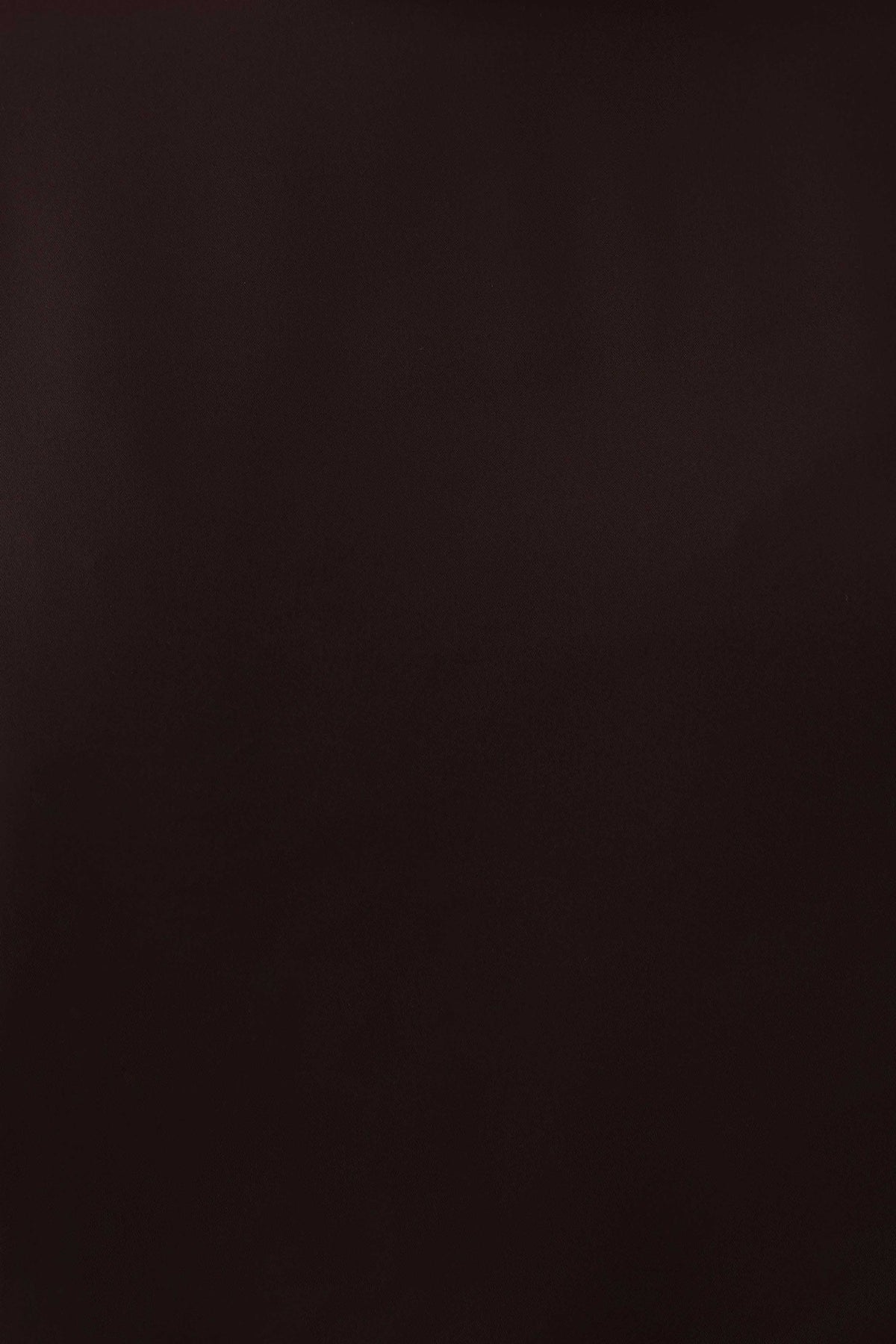 Harlyn Shoulder Pad Short Sleeve Satin Top - Dark Chocolate