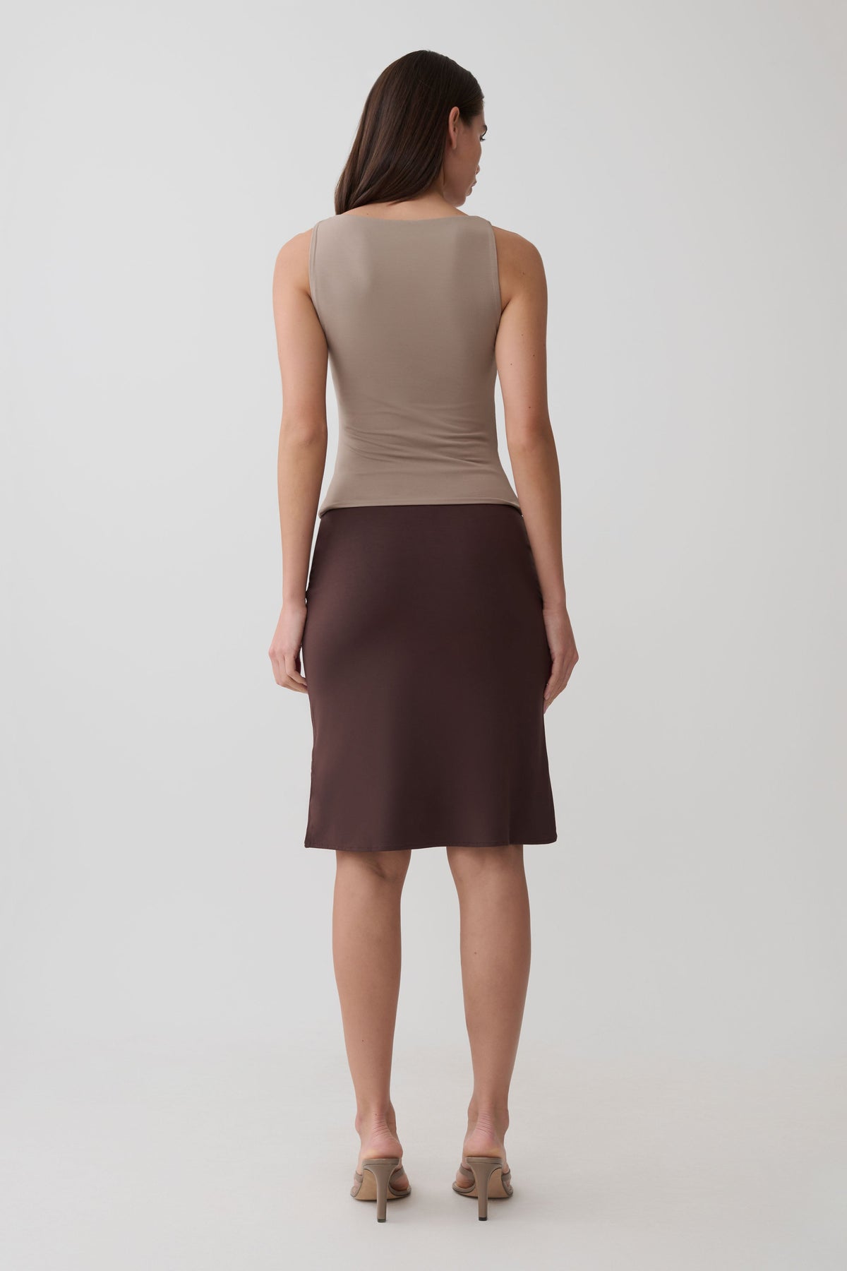 Nicolette Sleeveless Tank Top - Neutral