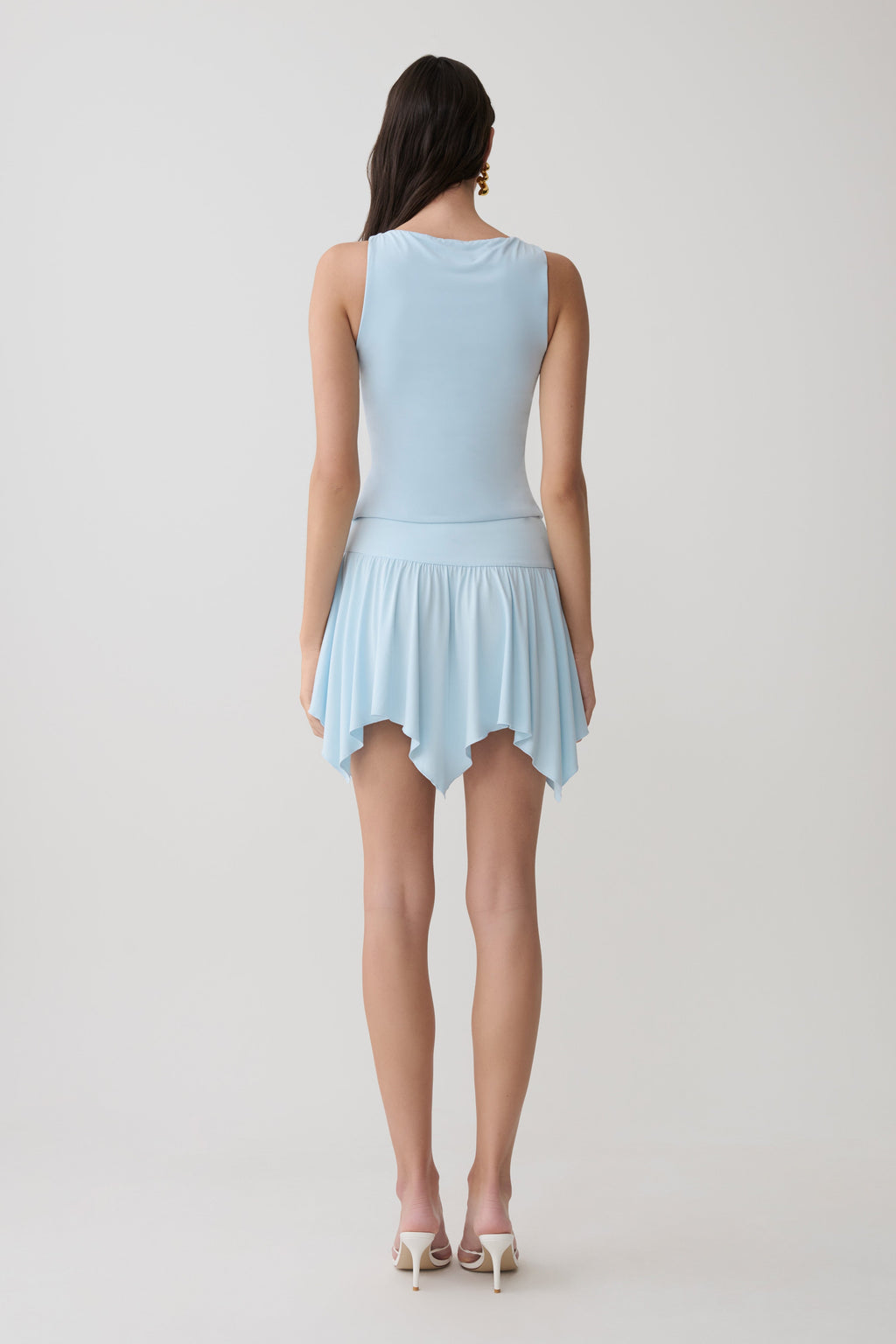 Nicolette Sleeveless Tank Top - Pale Blue