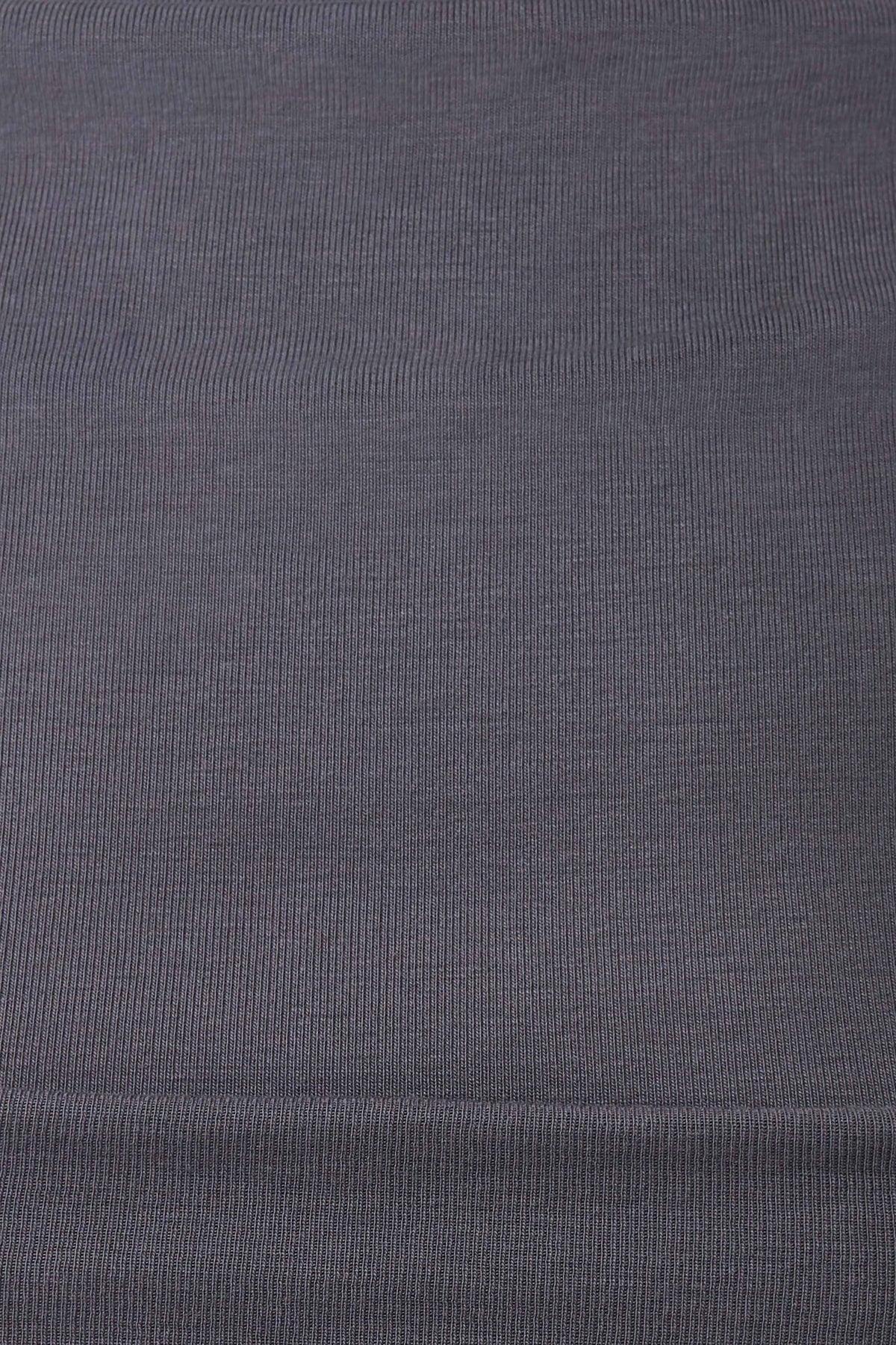 Anfie High Neck Top With Piping Detail - Grey