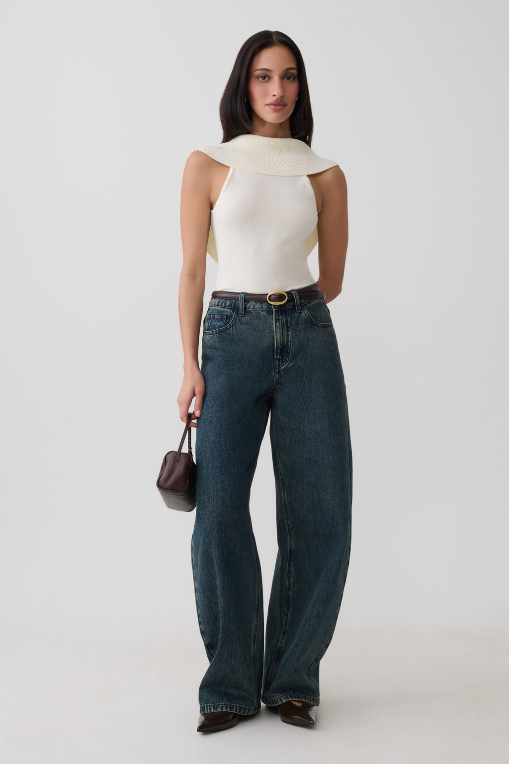 Ellen Knit Sleeveless Top - Ivory
