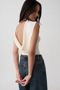 Ellen Knit Sleeveless Top - Ivory