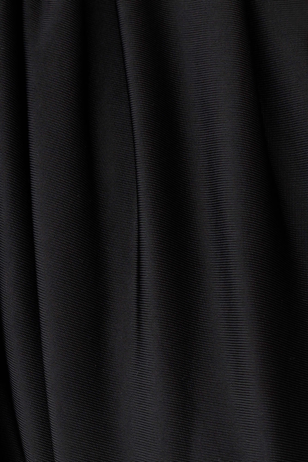 Ren Cowl Long Sleeve Slinky Bodysuit - Black