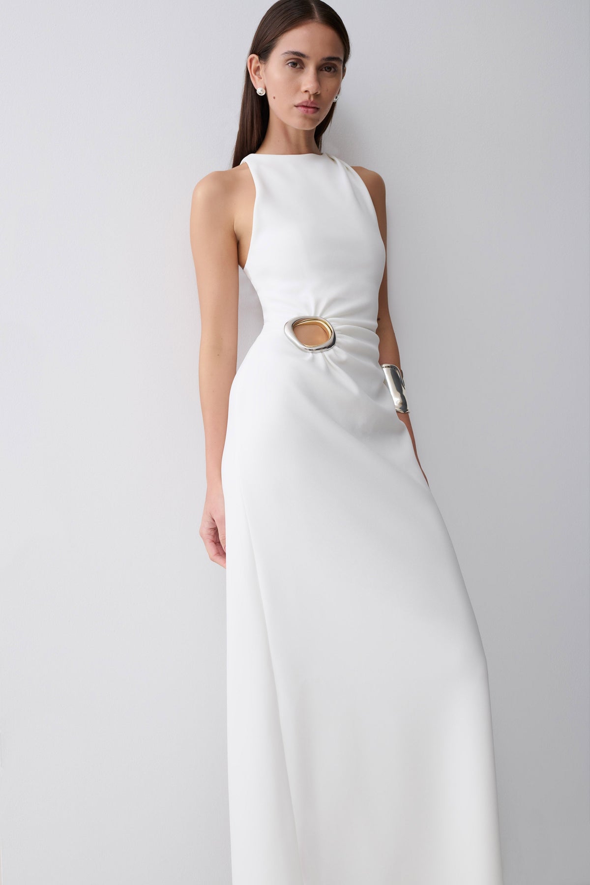 Maylin Hardware Maxi Dress - Ivory