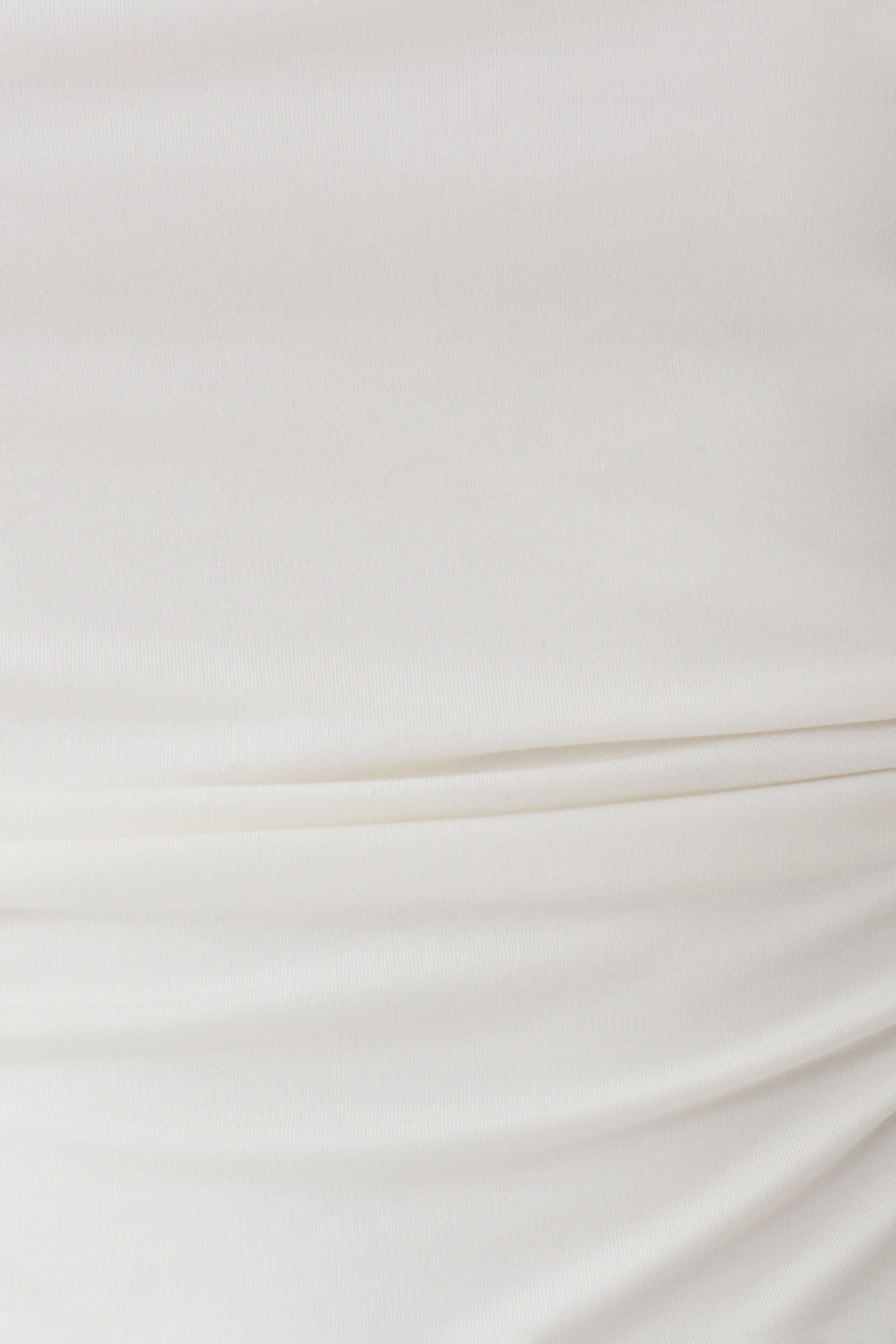 Yuna Short Sleeve Draped Hardware Top - Ivory