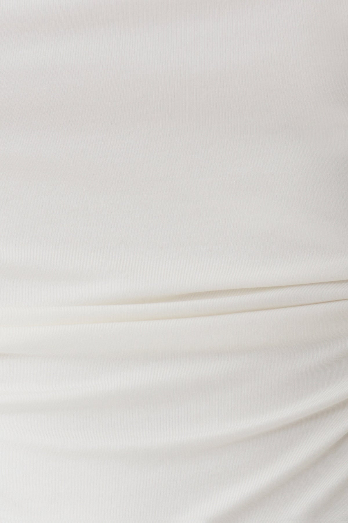 Yuna Short Sleeve Draped Hardware Top - Ivory