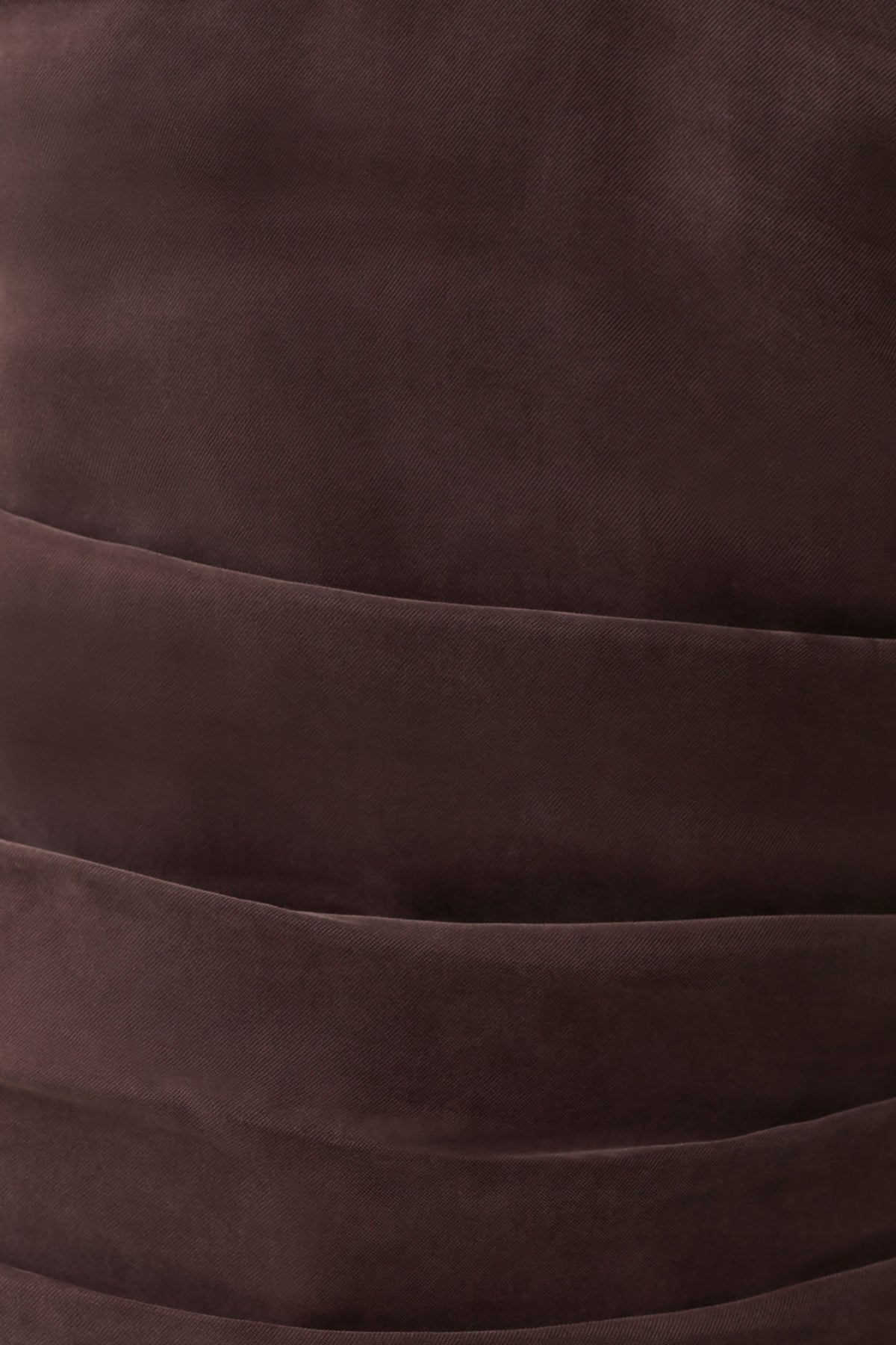 Daniela Ruched Halter Top - Dark Chocolate