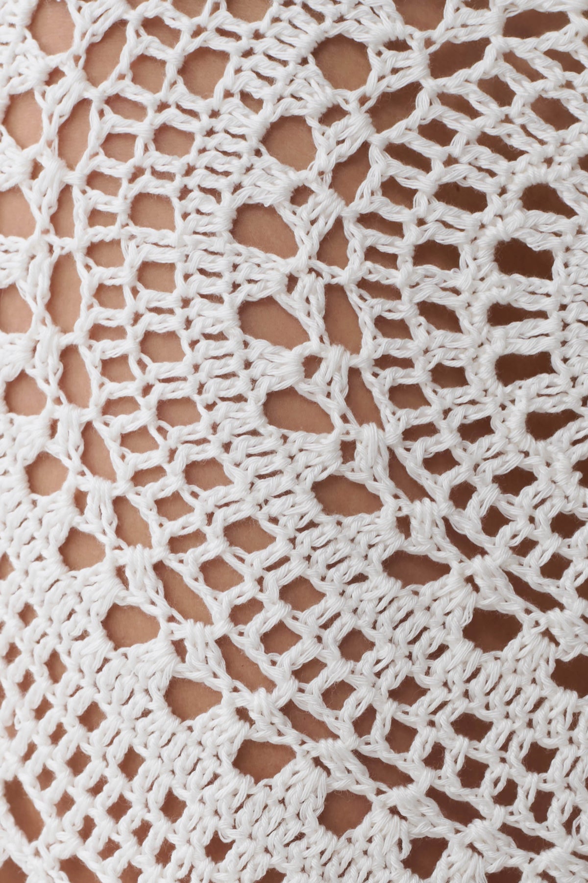 Marvin Crochet Mini Skirt - Ivory