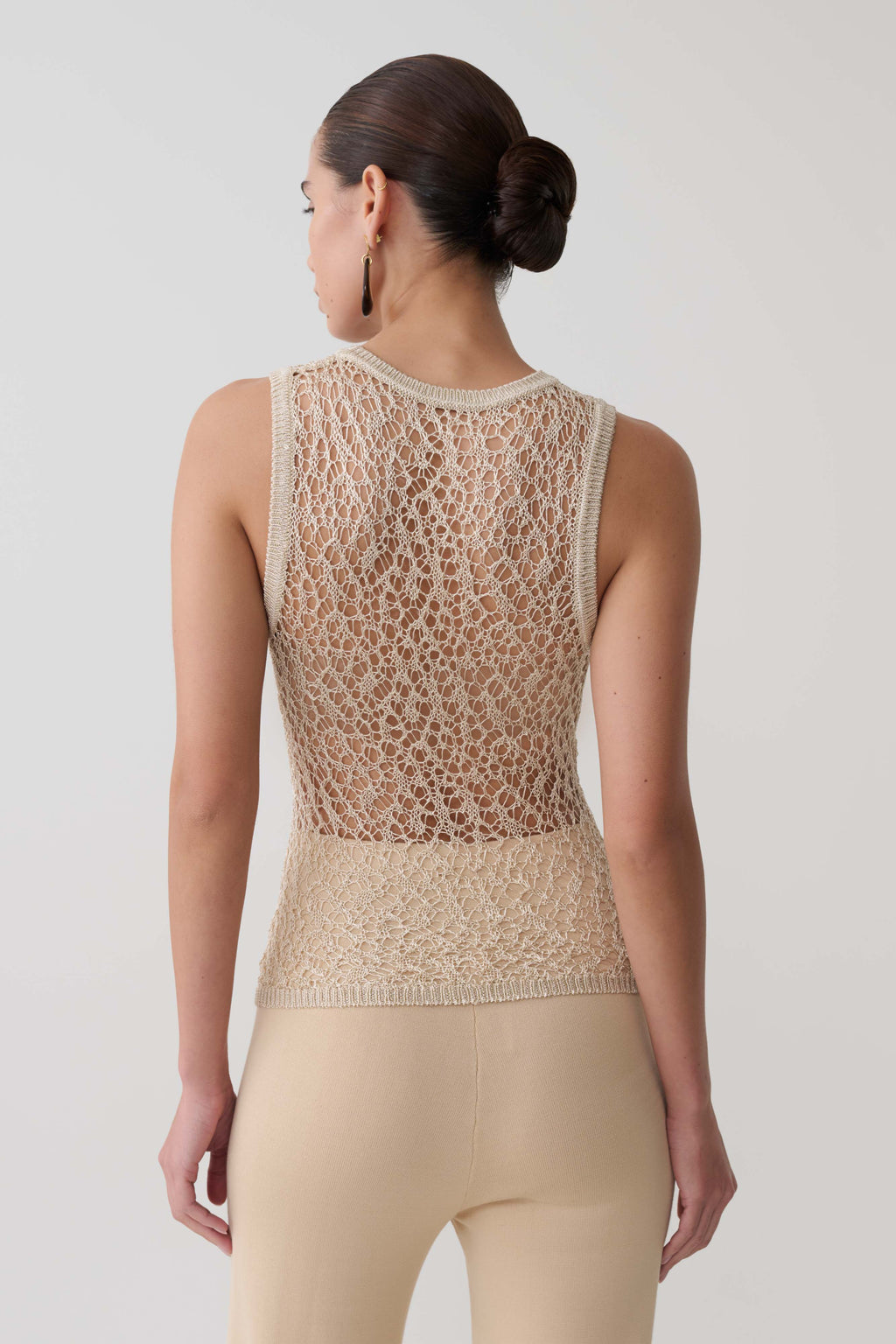 Eloise Pearl Beaded Top - Cream