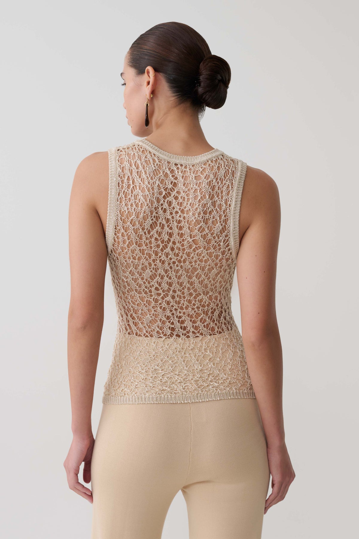 Eloise Pearl Beaded Top - Cream