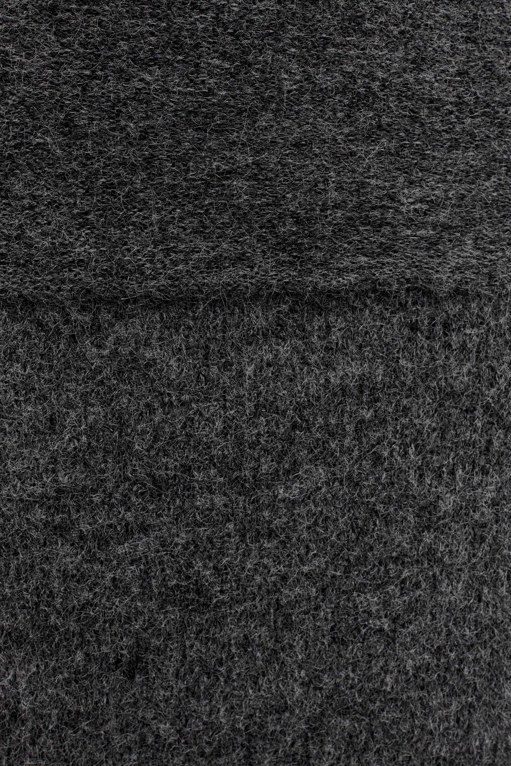 Charlotte Off Shoulder Knit Long Sleeve Top - Charcoal Marle
