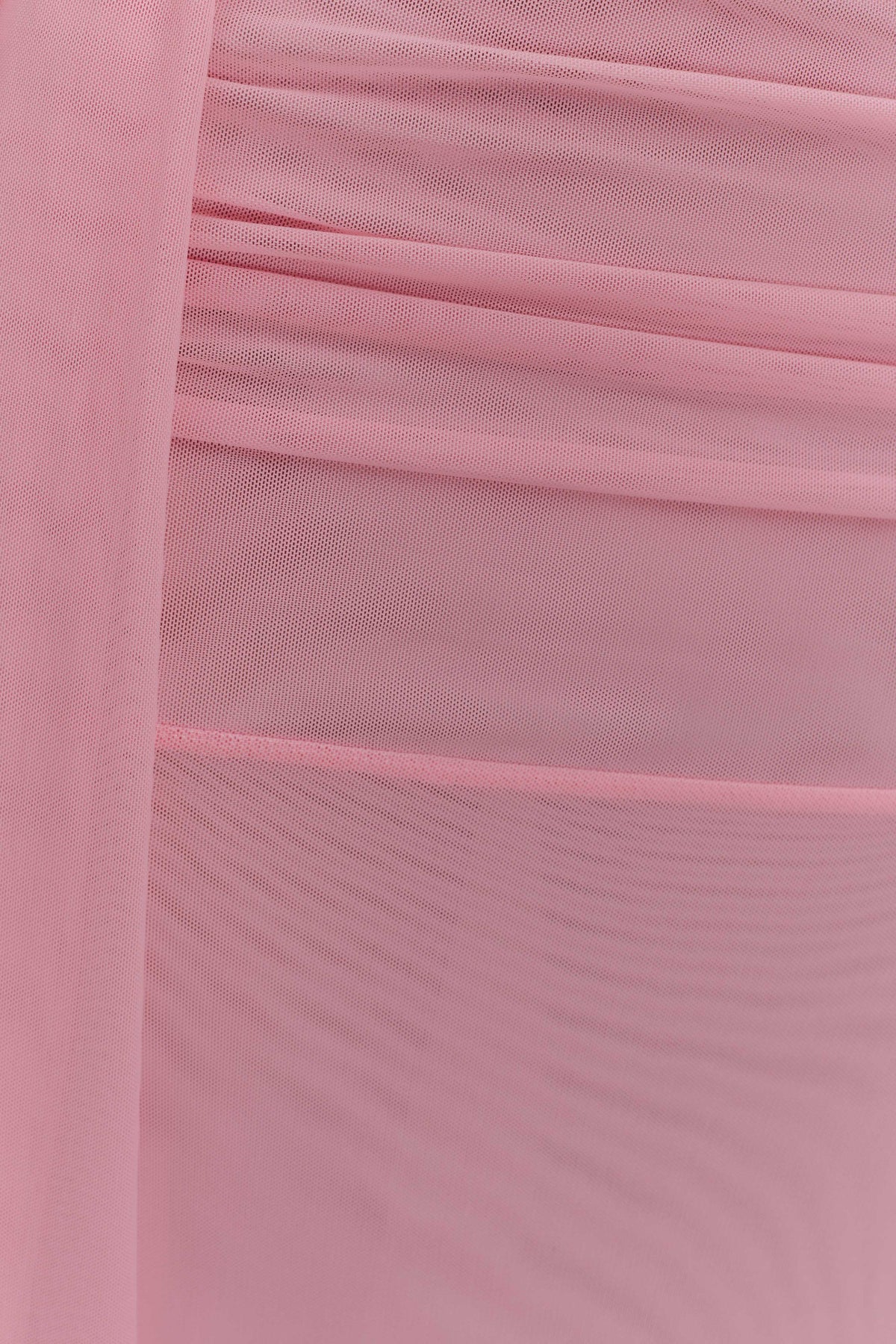 Arna Mesh Maxi Skirt - Candy Pink