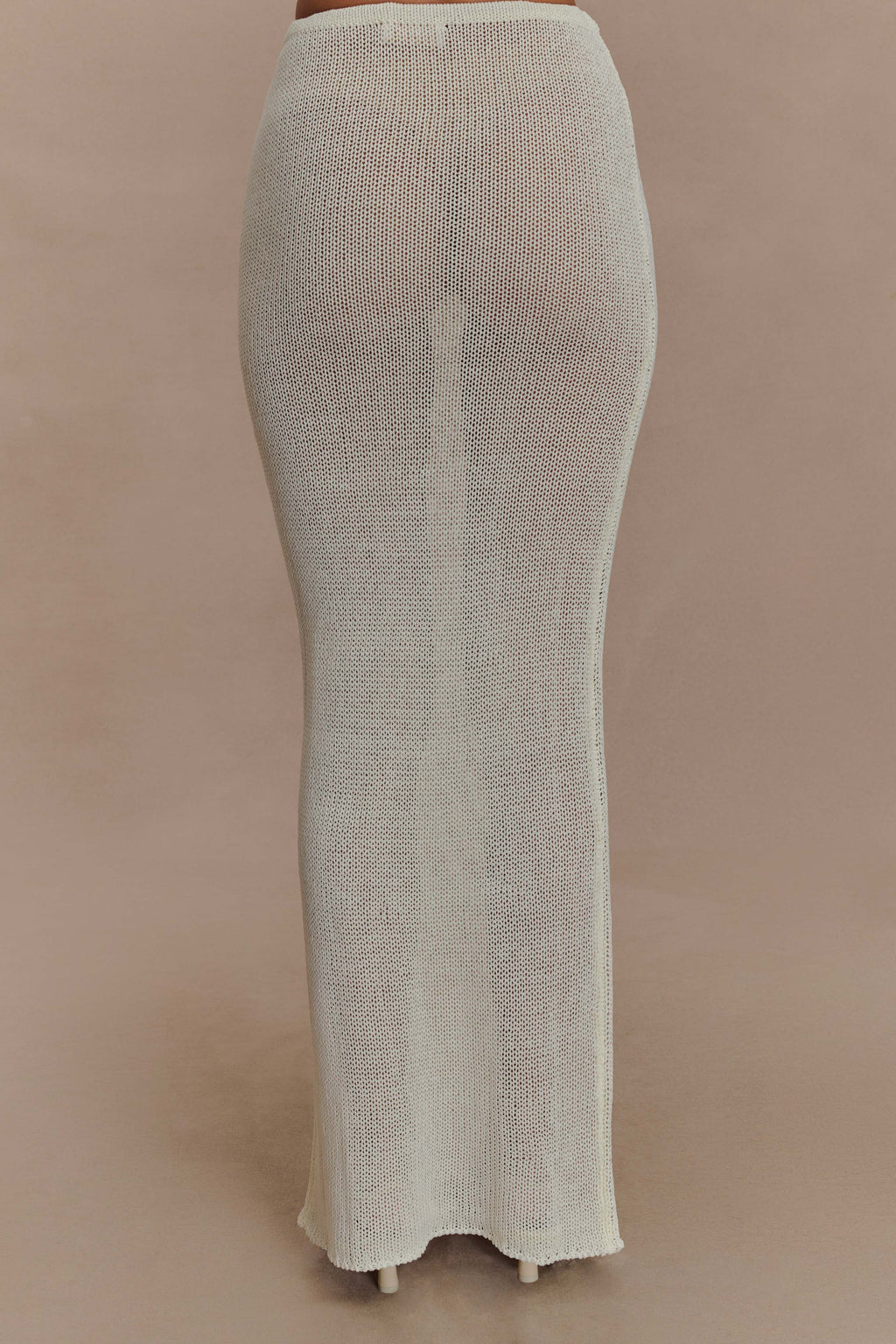 Reagan Knit Maxi Skirt - White