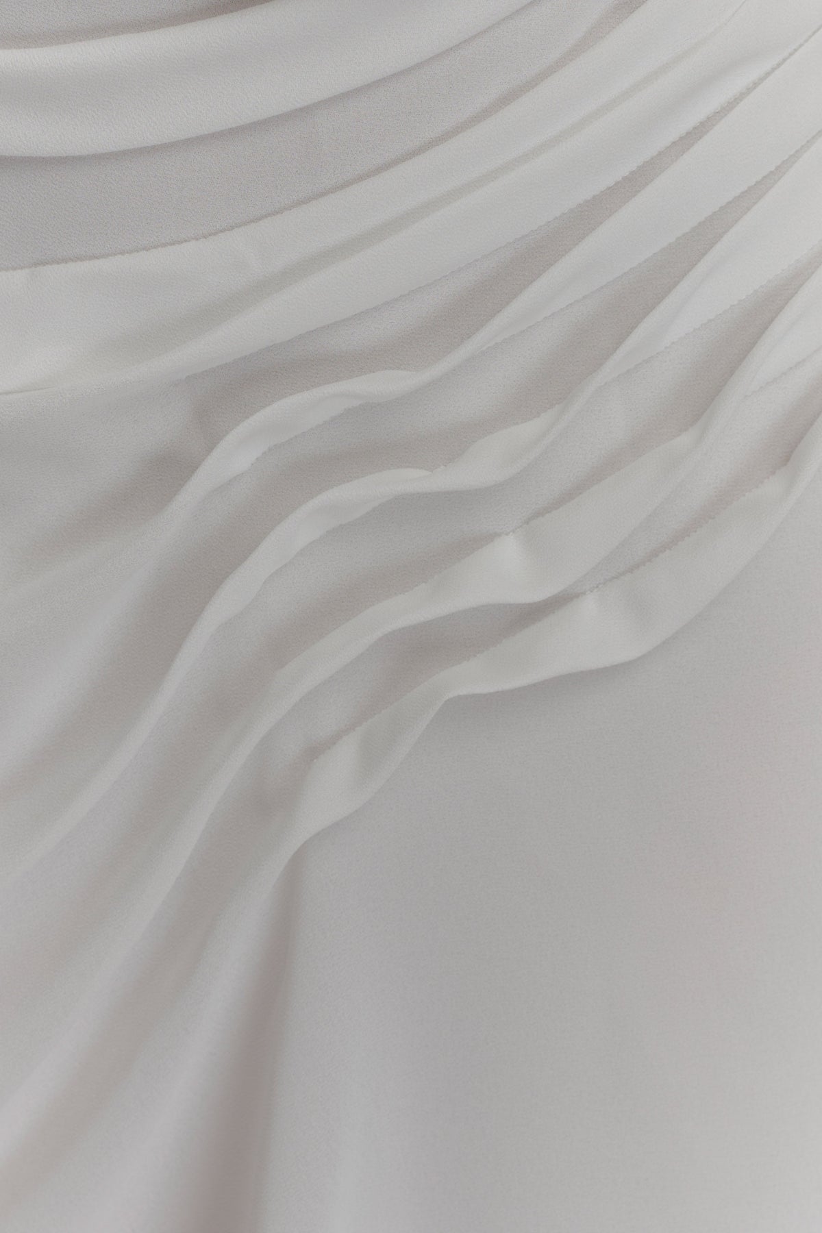 Oria Chiffon Mini Dress - White