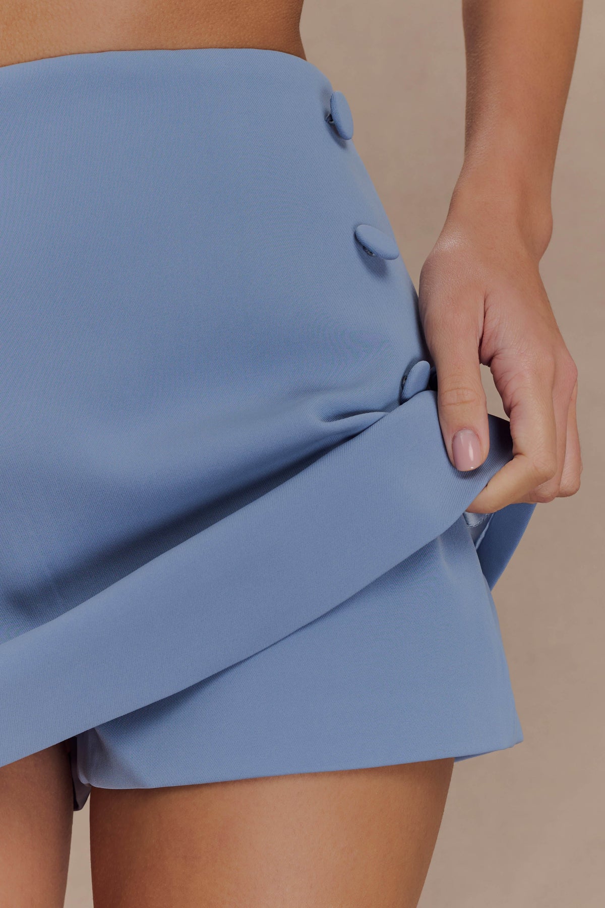 Jaime Suiting Mini Skort - Ocean Blue