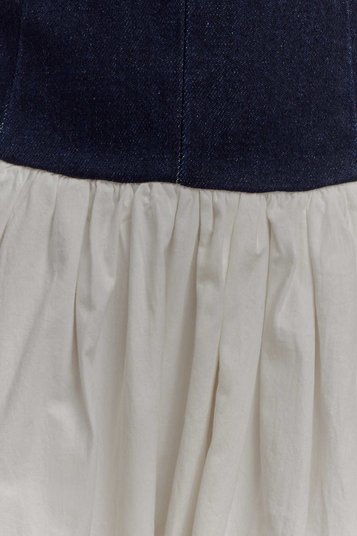 Ashwin Denim Cotton Midi Dress - Indigo Blue