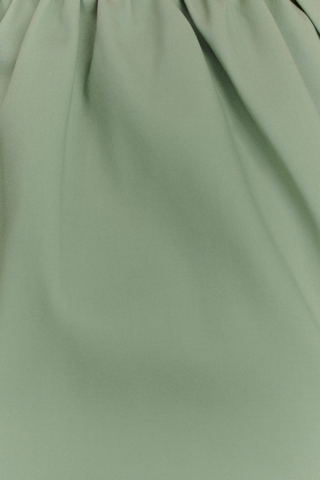 Ariana Pleated Neck Mini Dress - Sage