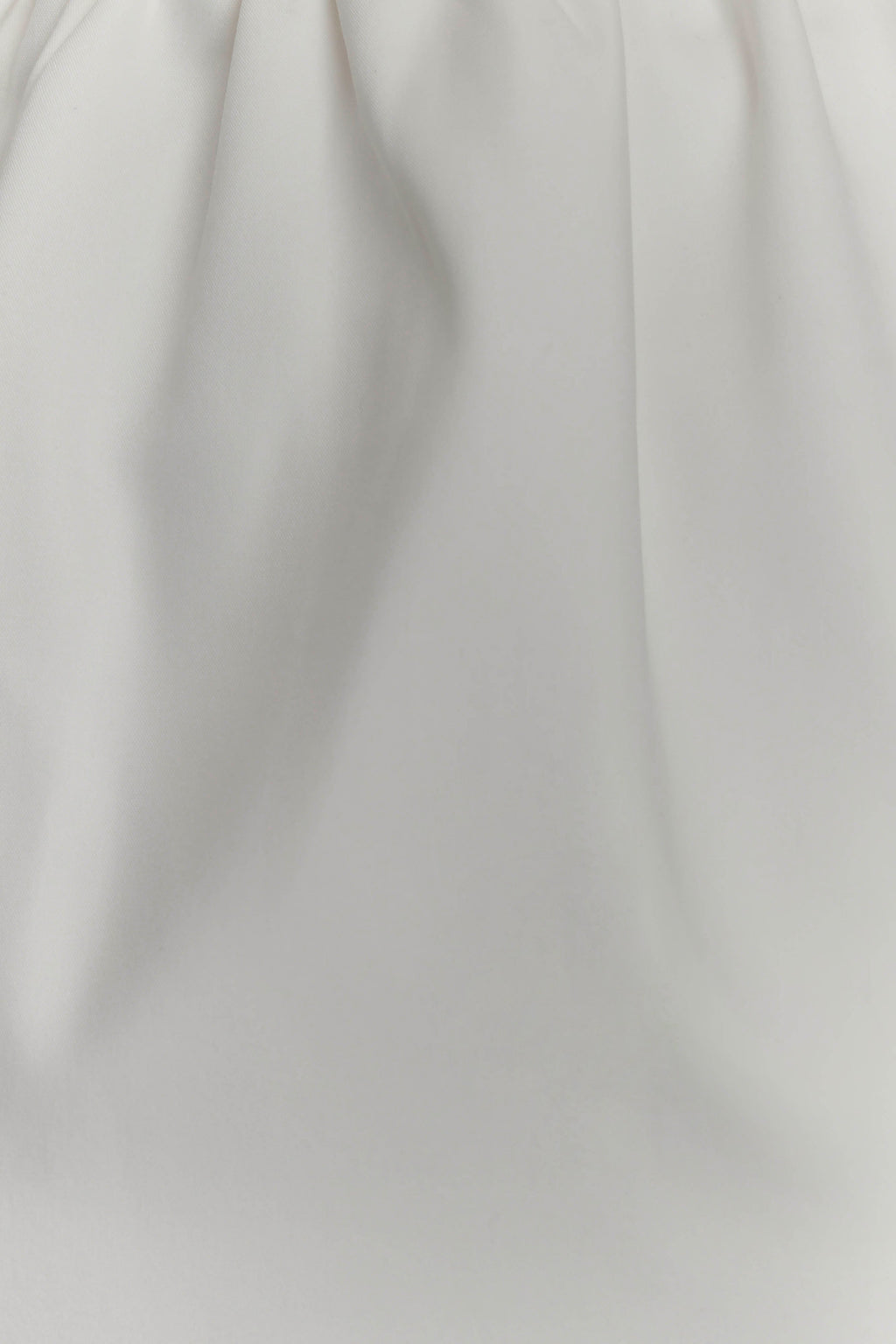 Ariana Pleated Neck Mini Dress - Ivory