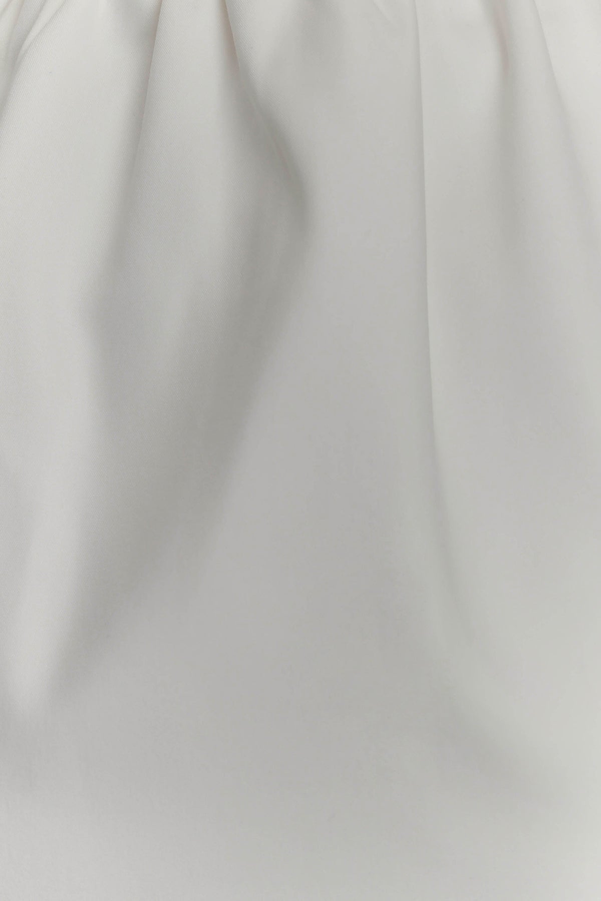 Ariana Pleated Neck Mini Dress - Ivory