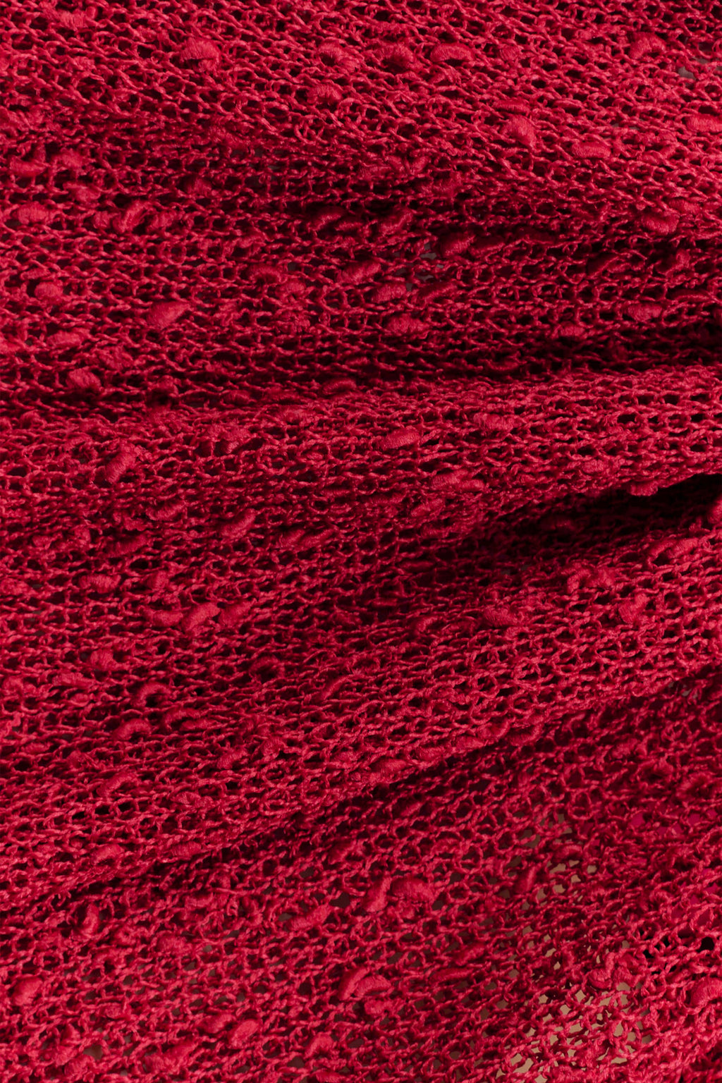 Sammy Boucle Knit Cover Up - Dragonfruit