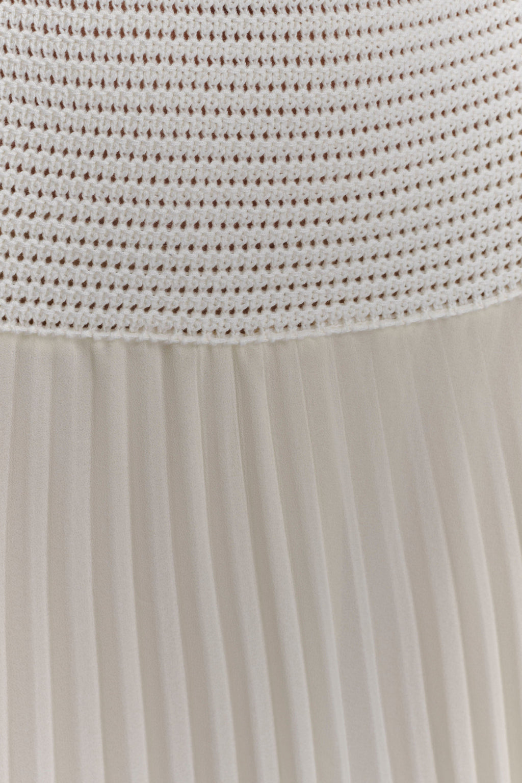 Catherine Crochet Pearl Maxi Dress - White