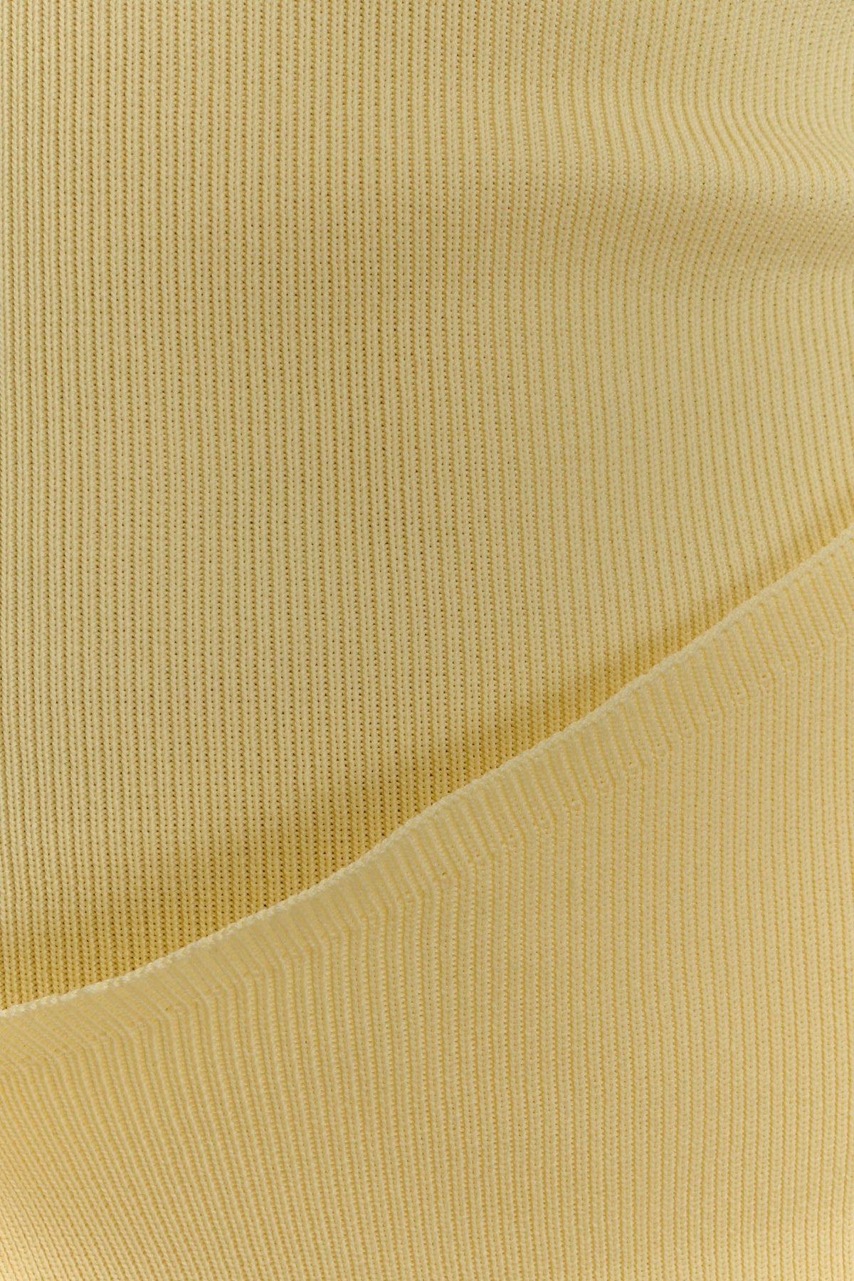 Rian Strapless Knit Mini Dress - Lemon
