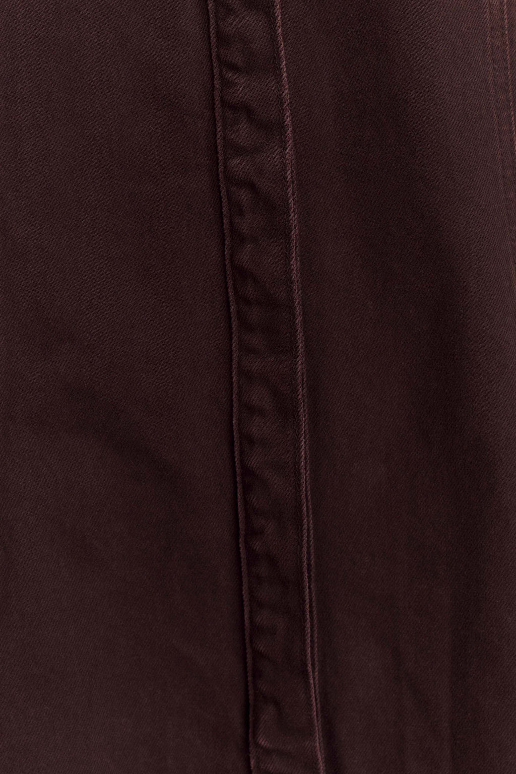 Maya Oversized Denim Shirt - Chocolate