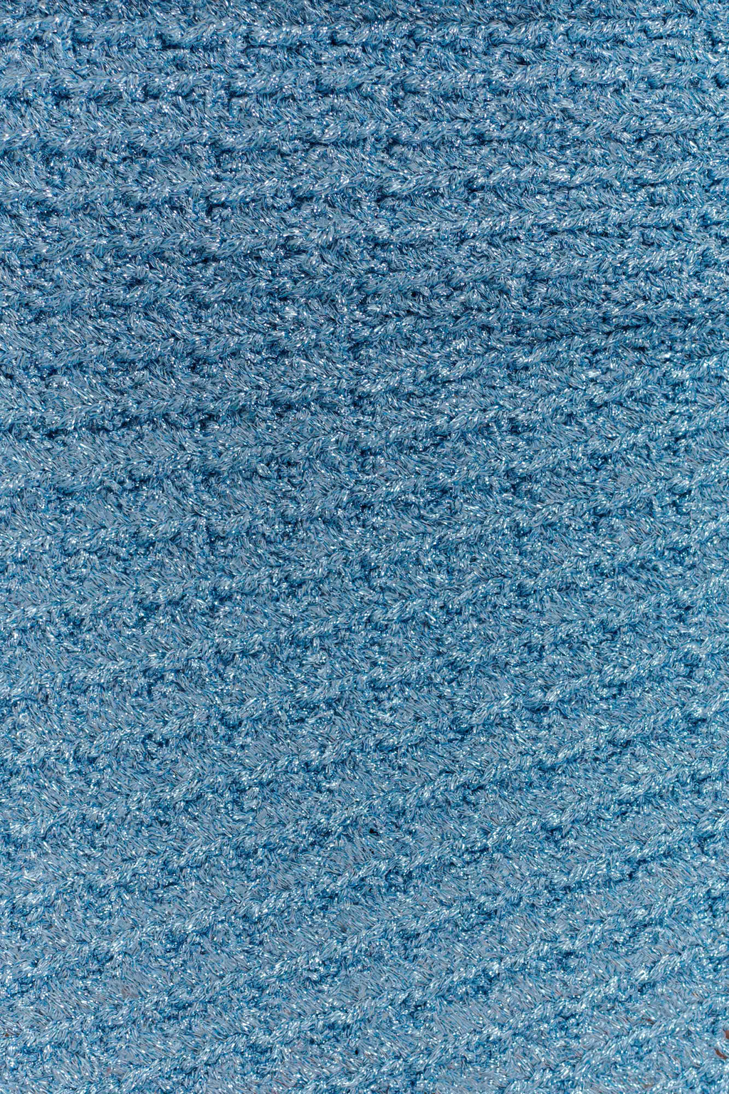 Waverley Metallic Knit Mini Skirt - Blue