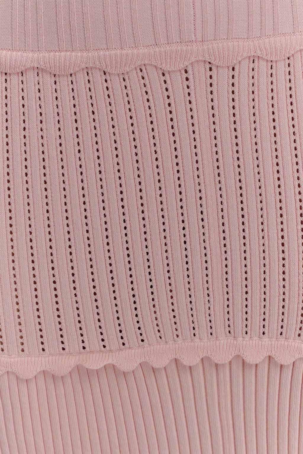 Finley Pointelle Knit Maxi Dress - Baby Pink