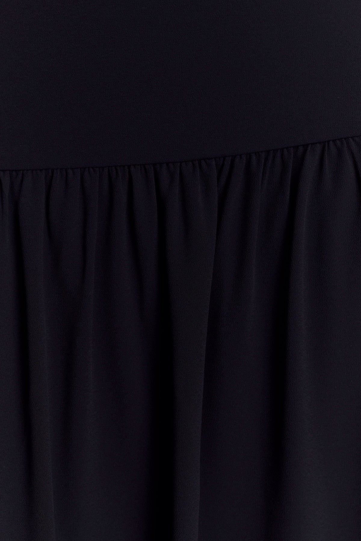 Georgina Chiffon Midi Dress - Black