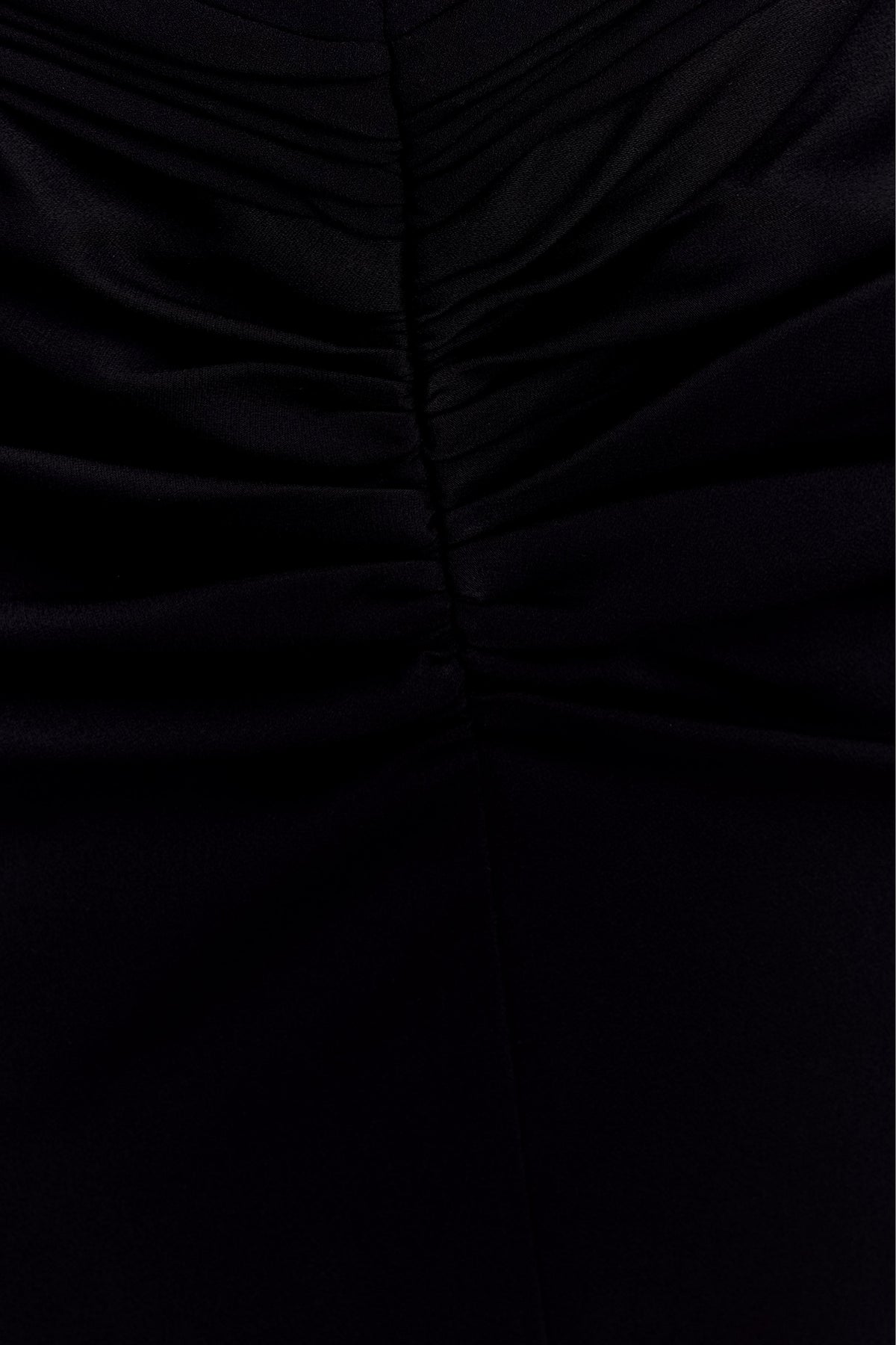 Vivianne Low Neck Maxi Dress - Black