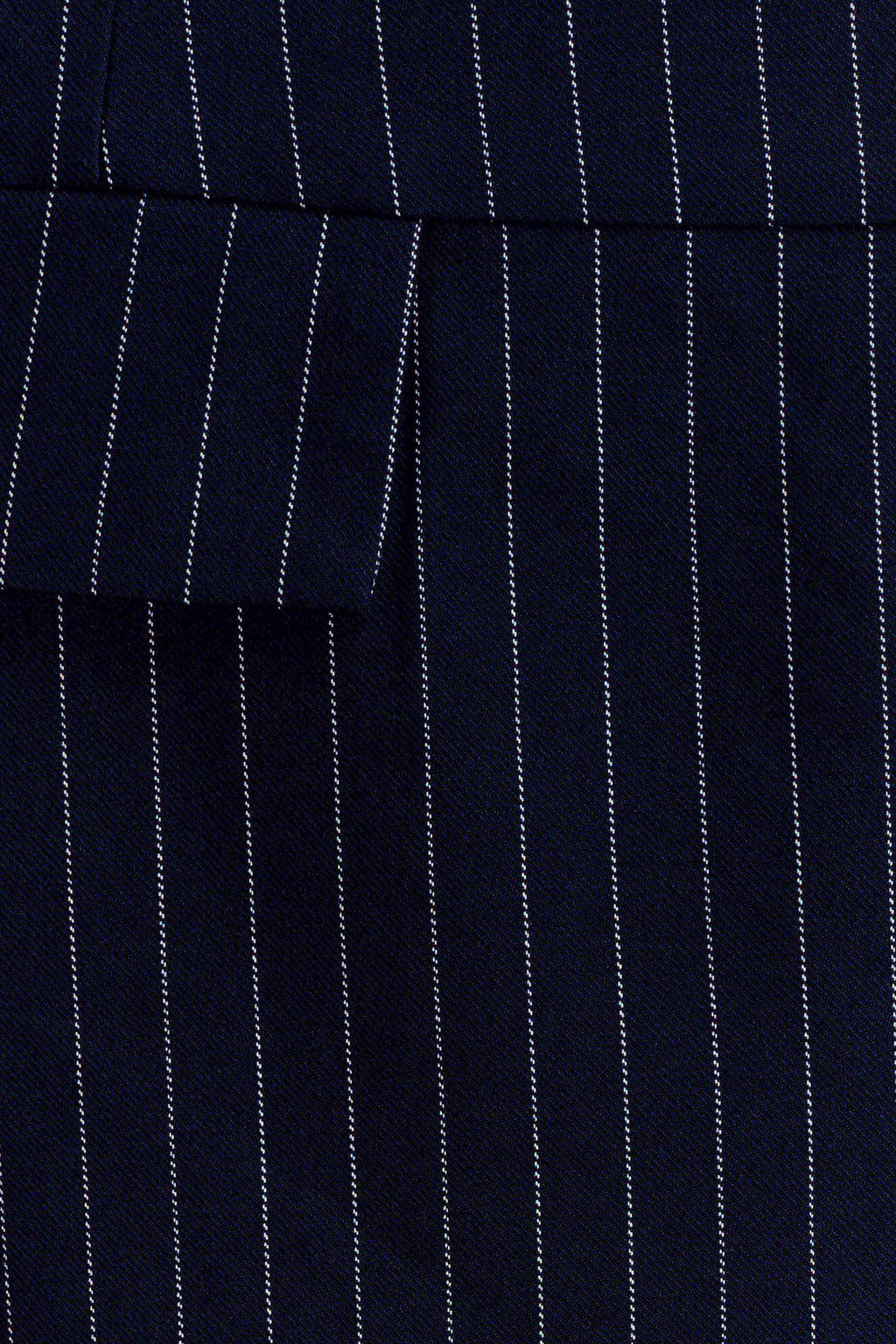 Cassie Column Maxi Skirt - Navy Pinstripe