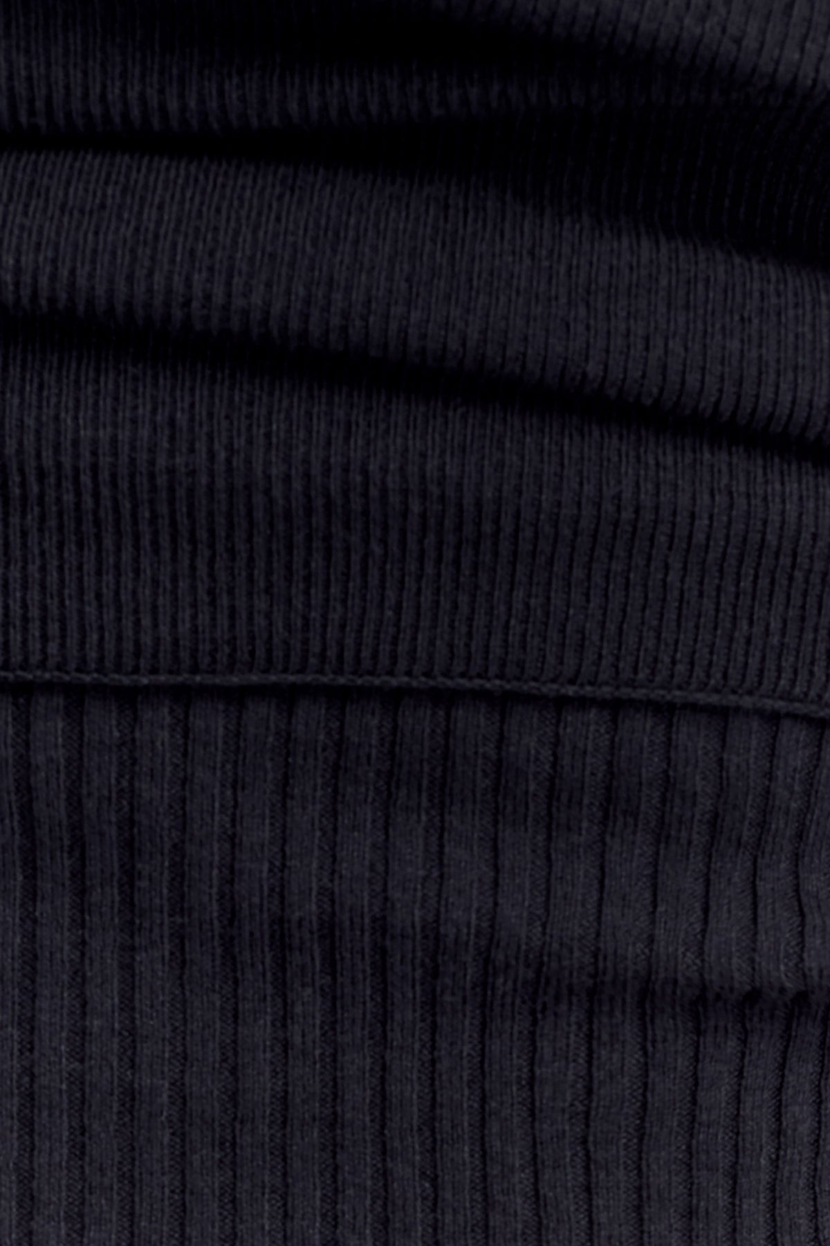 Sierra Asymmetrical Cashmere Blend Knit Top - Black