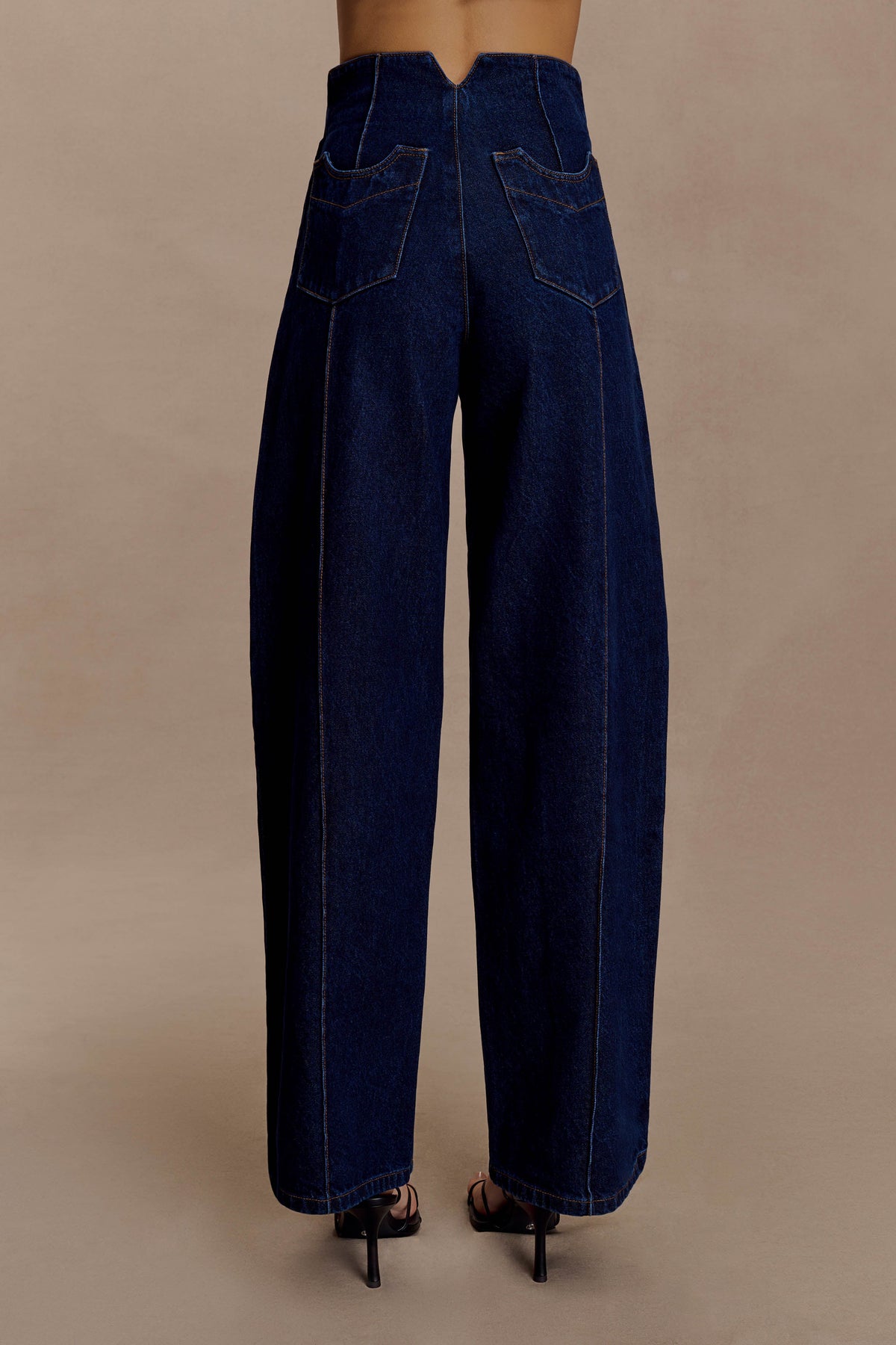 Beatrix High Rise Denim Jeans -  Indigo Blue