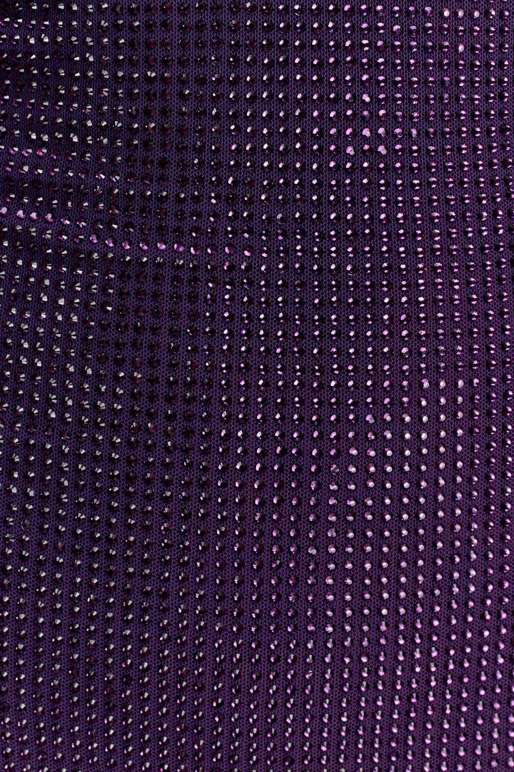 Genie Diamante Halter Midi Dress - Purple
