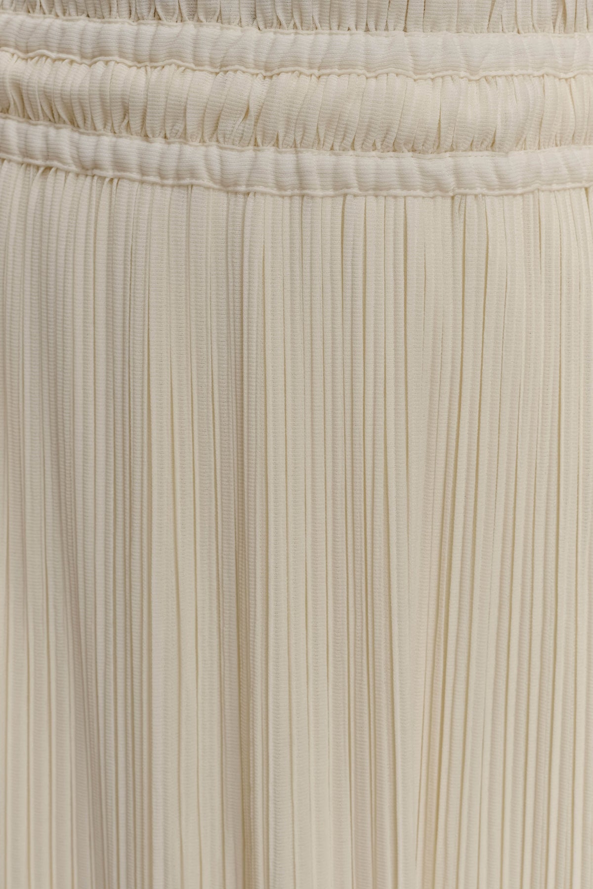 Amaris Gathered Plisse Maxi Skirt - Lemon