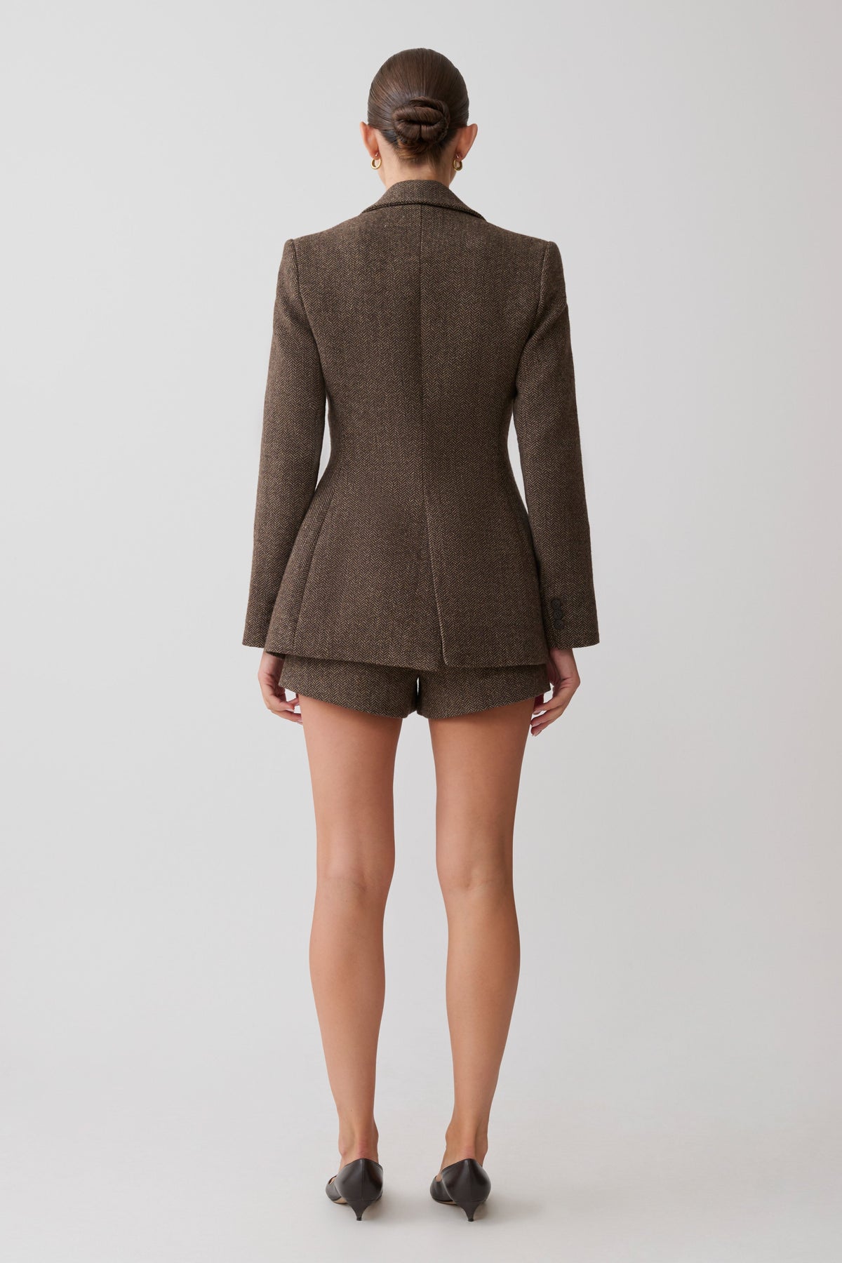 Romy Suiting Short - Herringbone