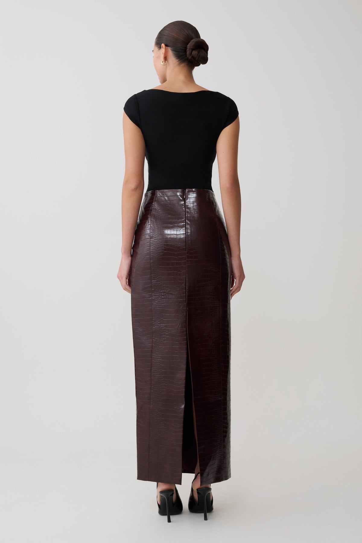 Romana Short Sleeve Mesh Top - Black