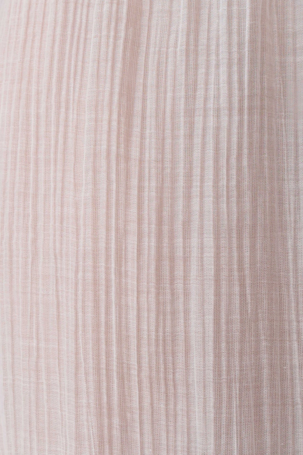 Leilani Sheer Drawstring Wide Leg Pants - Ivory