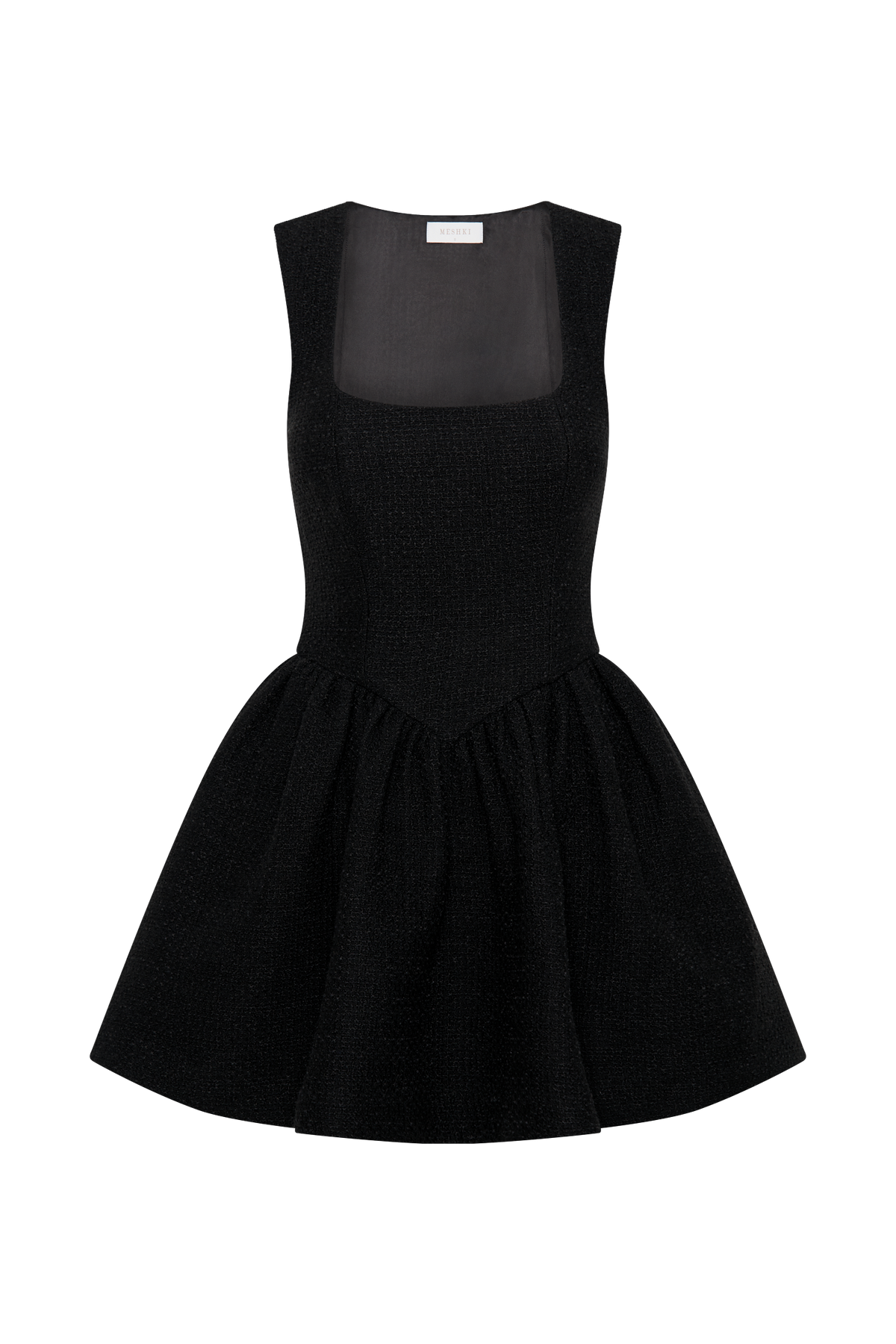 Jennifer Boucle Mini Dress - Black