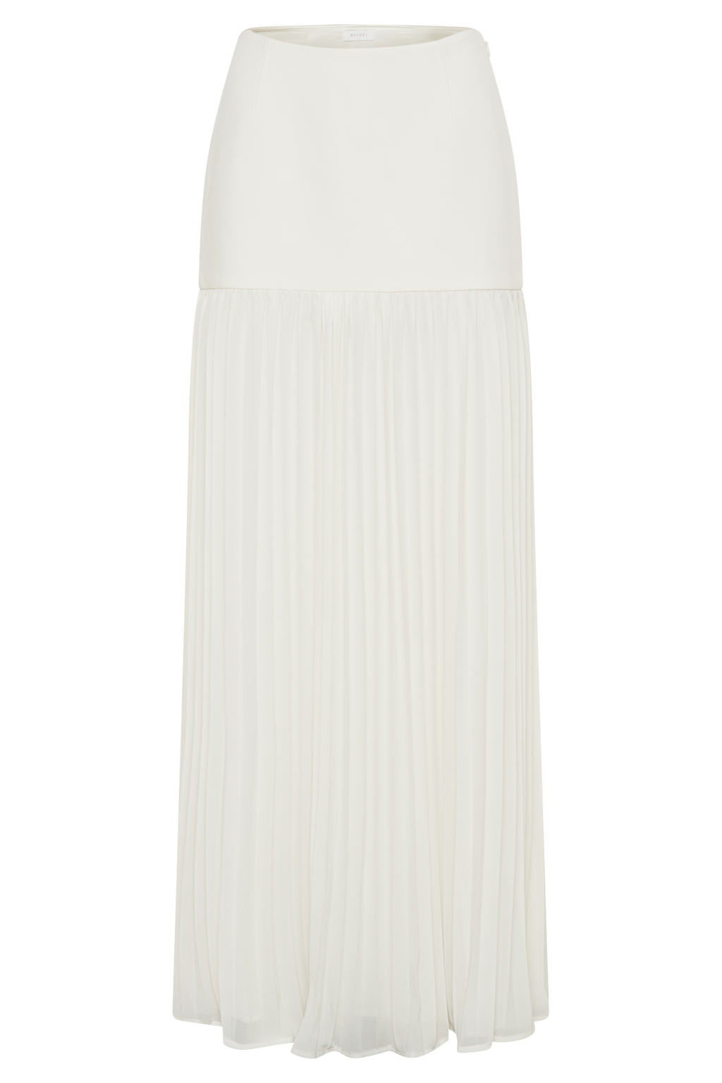 Jillian Pleated Maxi Skirt - Ivory
