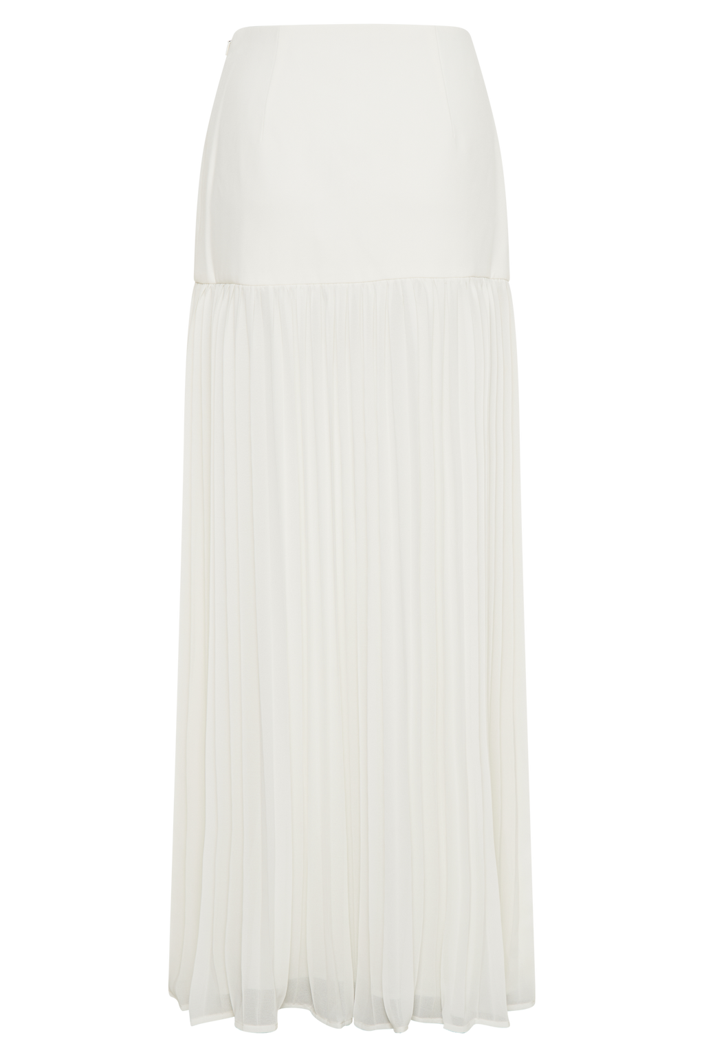 Jillian Pleated Maxi Skirt - Ivory