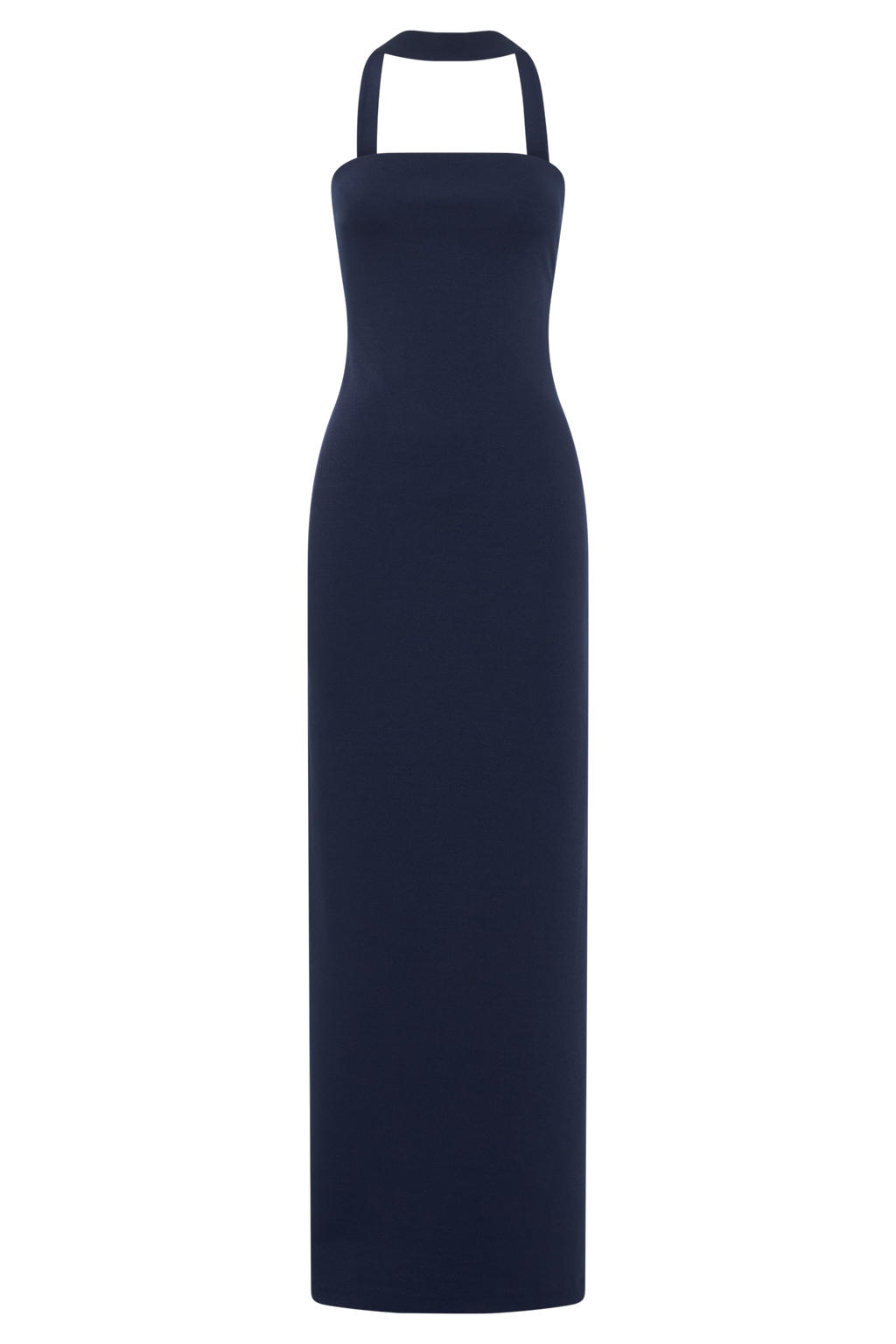 Velma Halter Collar Maxi Dress - Dark Navy