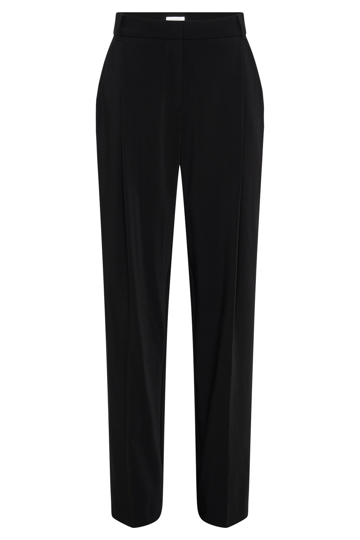 Amelie Suiting Straight Leg Pants - Black