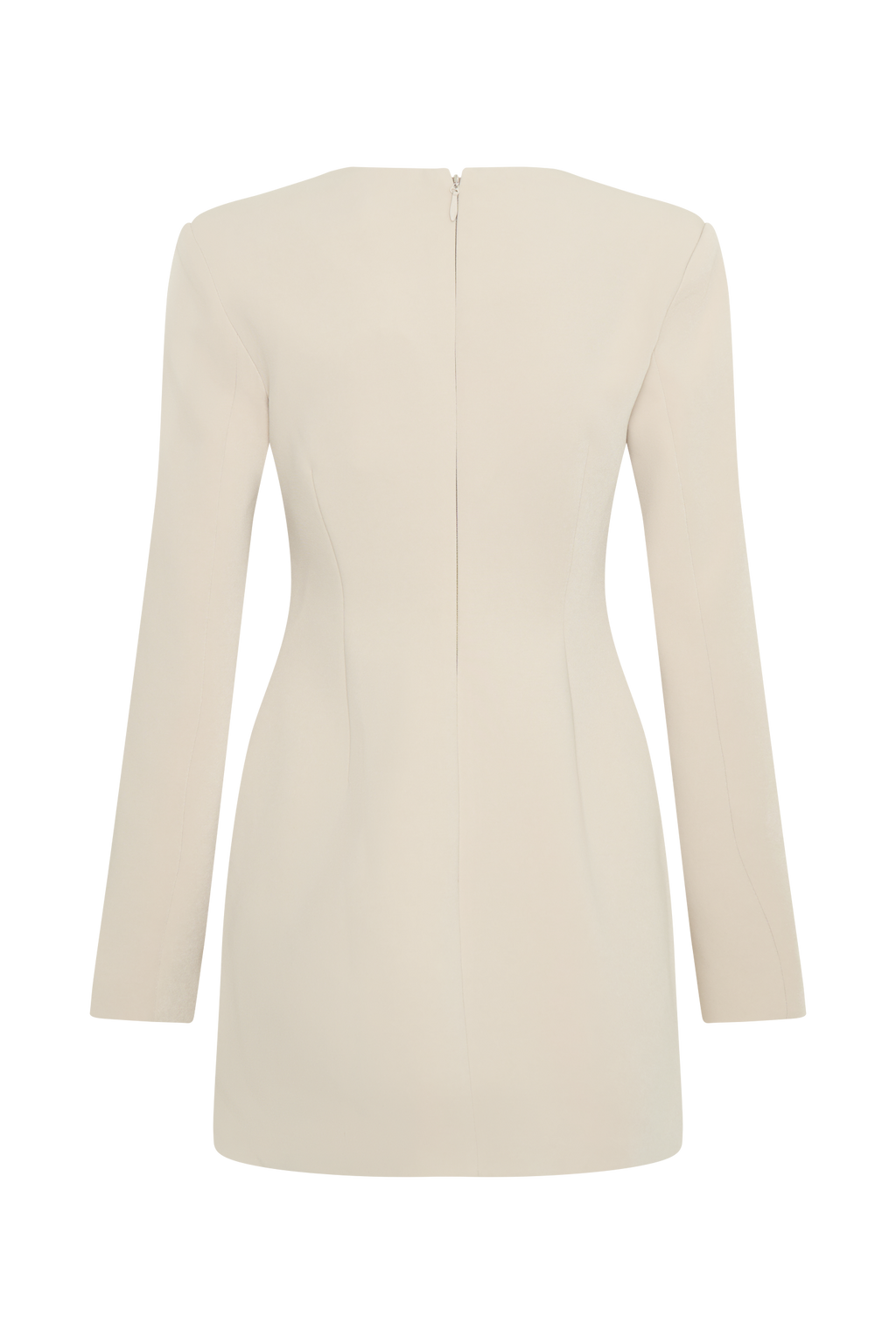Arora Suiting Blazer Dress With Pleating - Sand