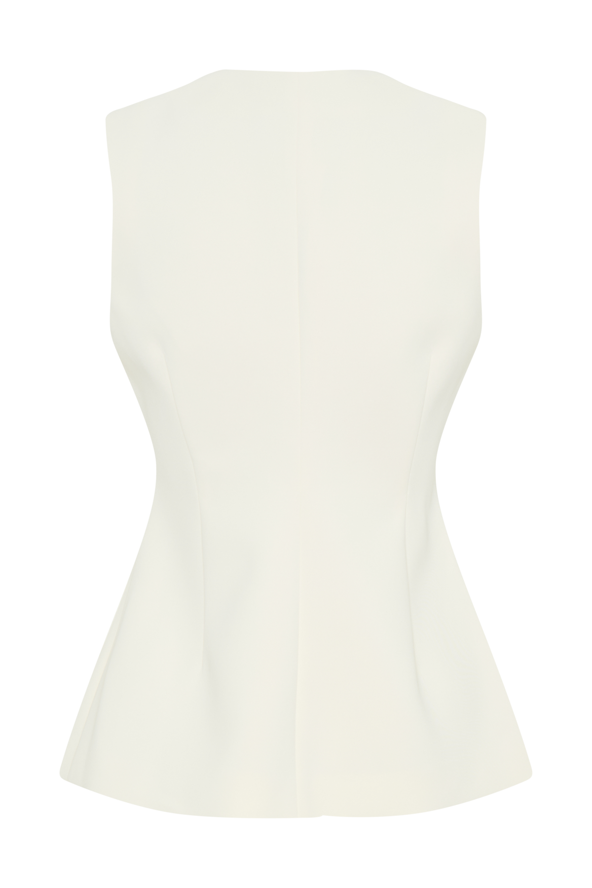 Katelyn Short Sleeve Suiting Top - Ivory