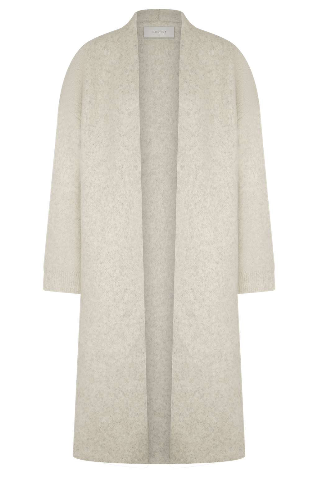 Benson Maxi Knit Cardigan - Cream Marle
