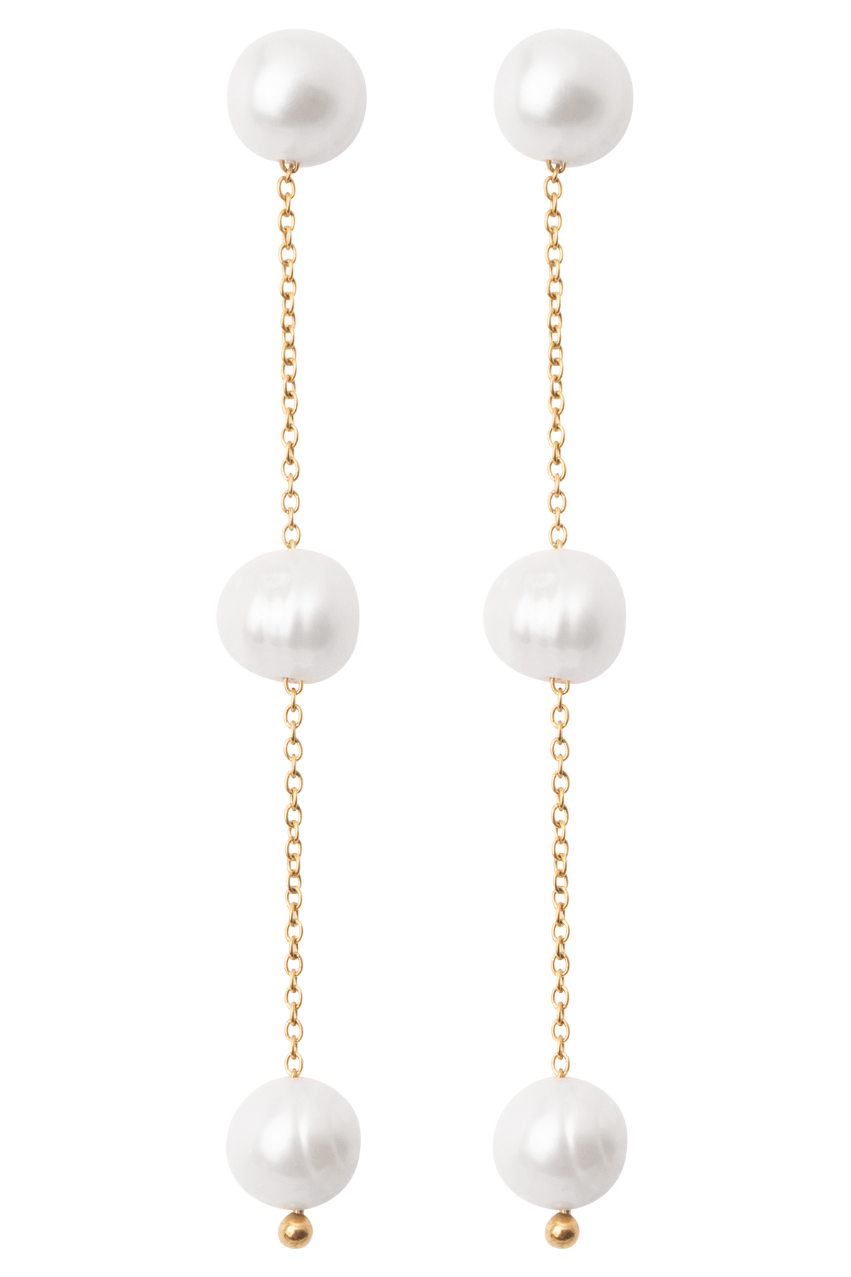 Bodhi Freshwater Pearl Drop Earrings - Pearl