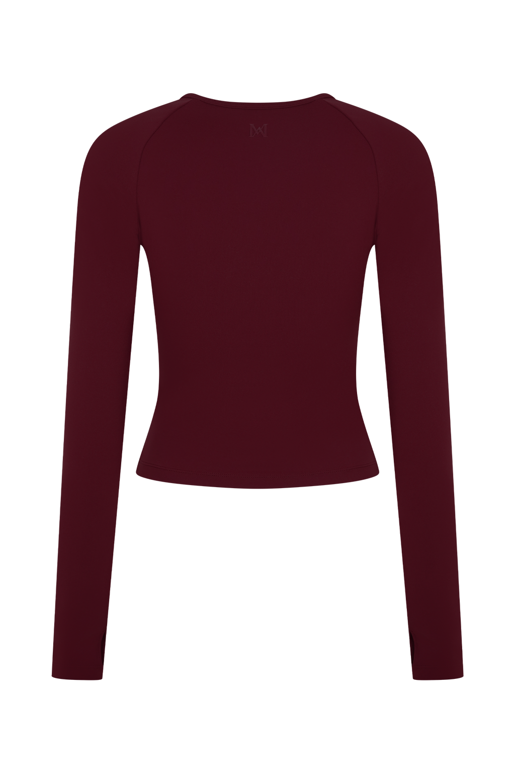 Eliana Long Sleeve Active Top - Burgundy