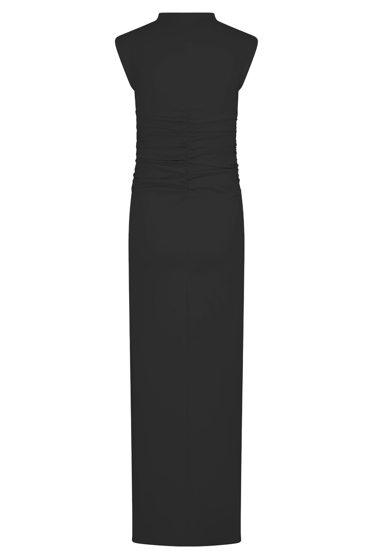 Elliot High Neck Sleeveless Maxi Dress - Black